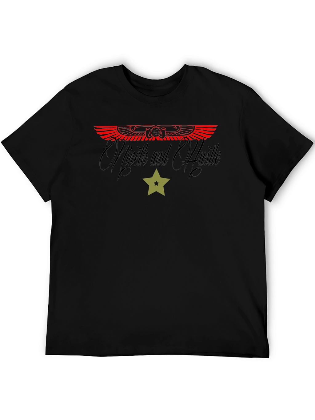 Ninth and Hustle Graphic Tee - Black