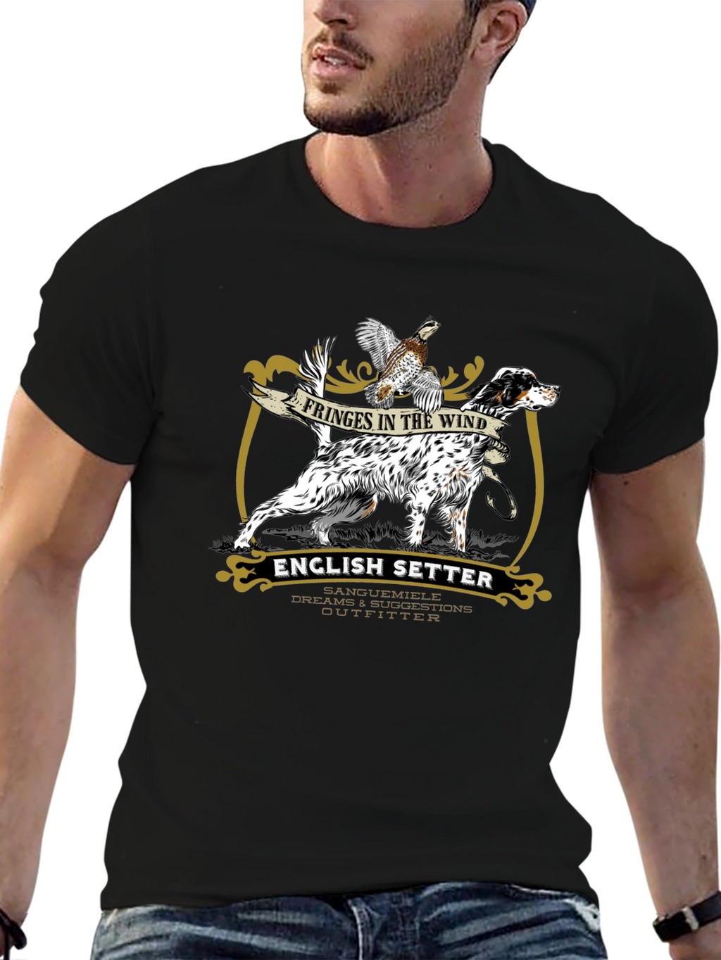 English Setter Dog T-Shirt - Hunting Apparel