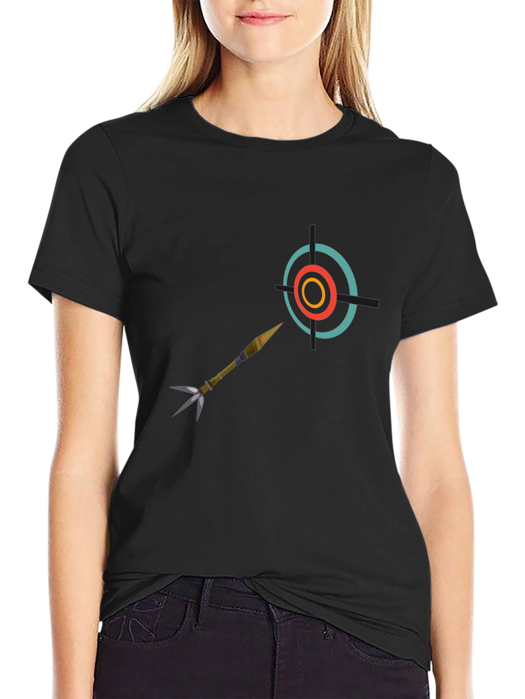 Target Hit T-Shirt - Bullseye Design