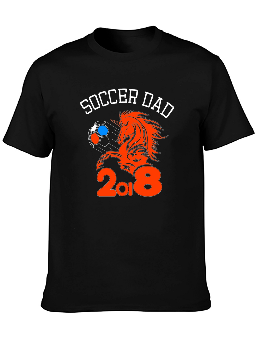 Soccer Dad Unicorn Graphic T-Shirt