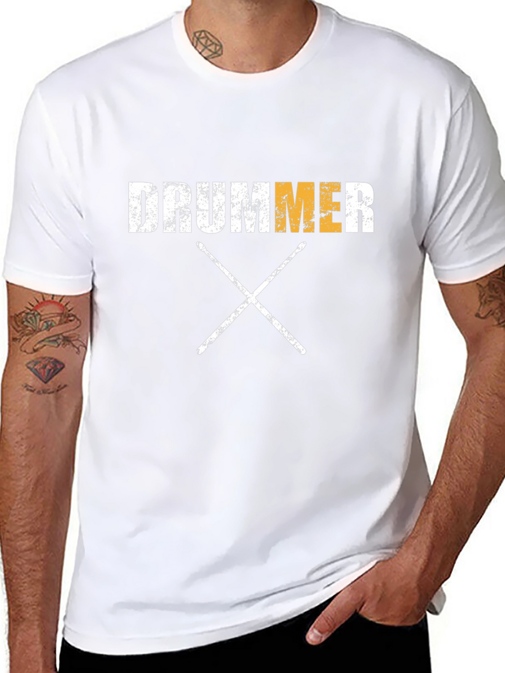 Drummer T-Shirt - Black Music Tee