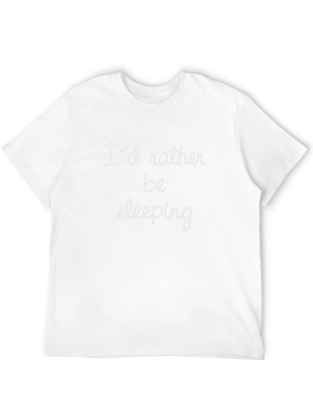 Id Rather Be Sleeping Black Graphic Tee