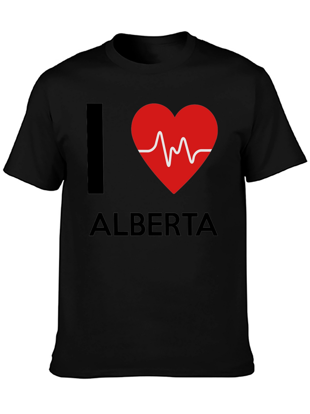 I Heart Alberta Graphic Tee - Black T-Shirt