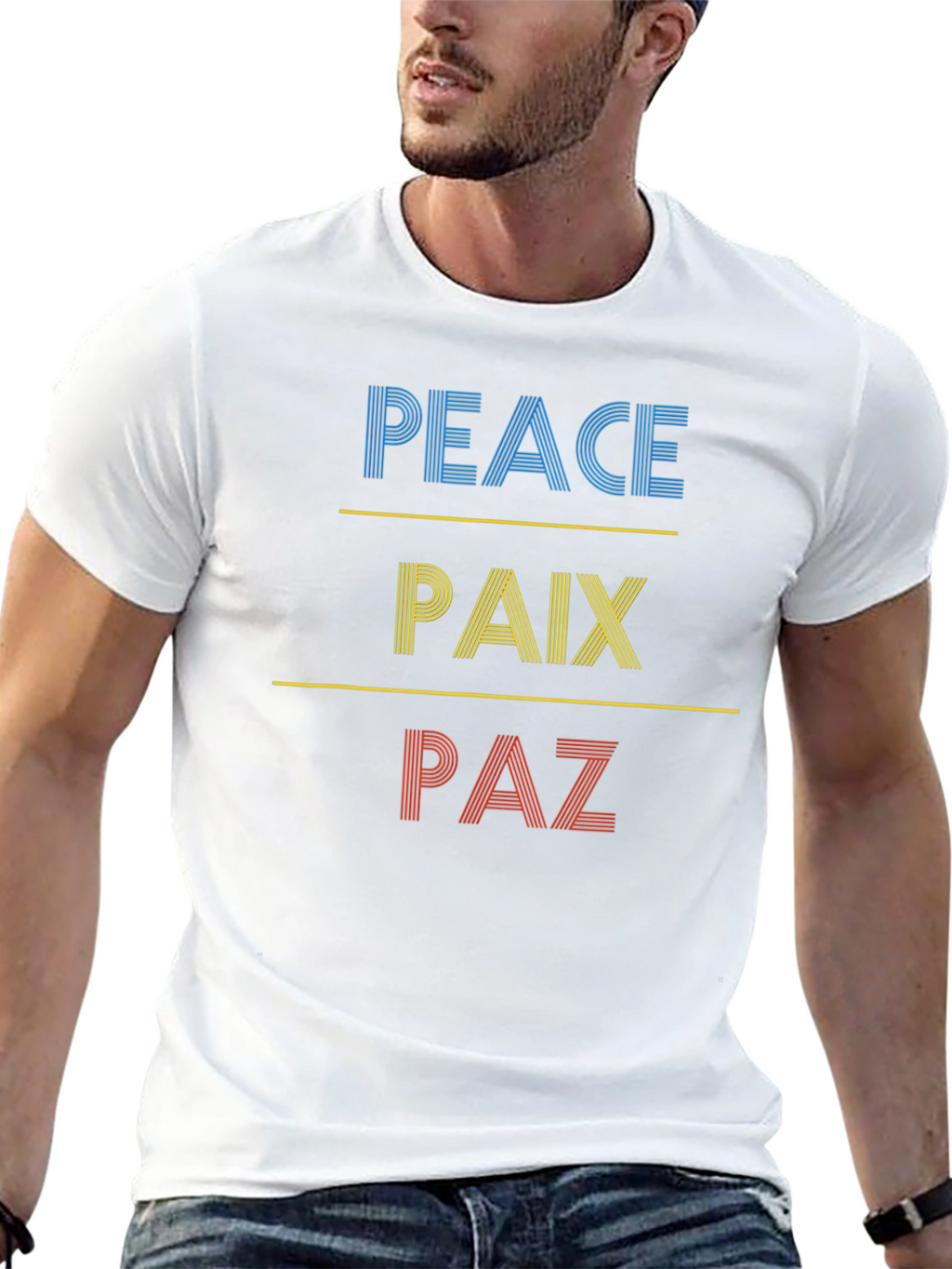 Peace T-Shirt - Multilingual Graphic Tee