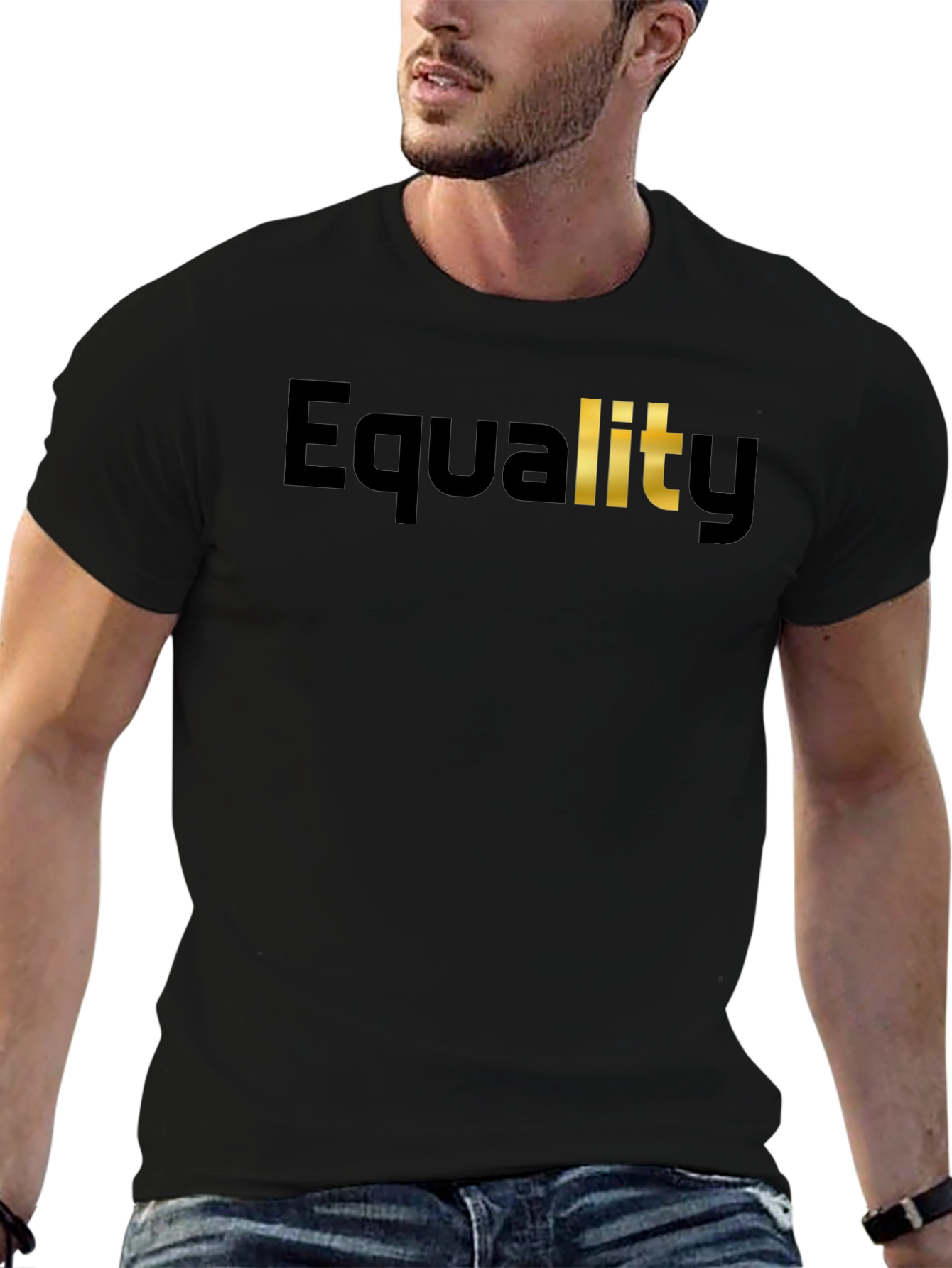 Equality Statement Tee - Black
