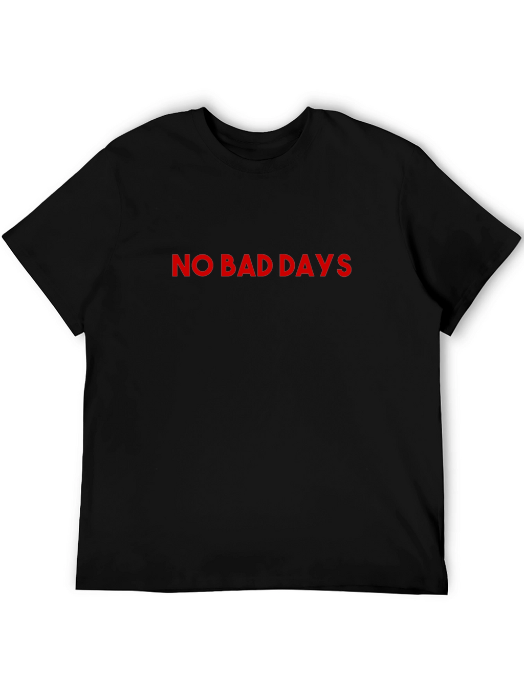 No Bad Days Graphic Tee - Black Casual T-Shirt