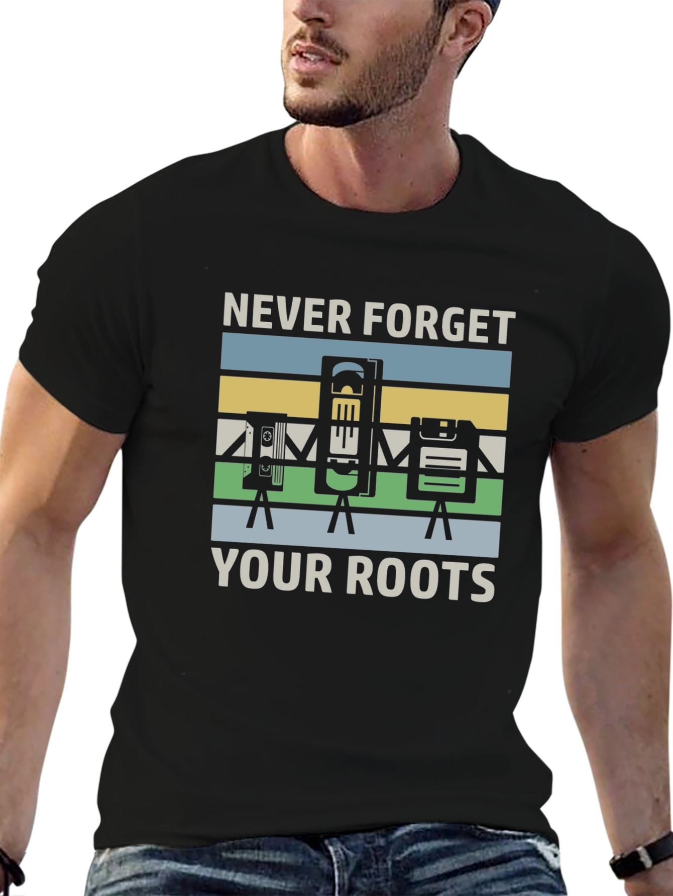 Retro Tech T-Shirt: Never Forget Your Roots
