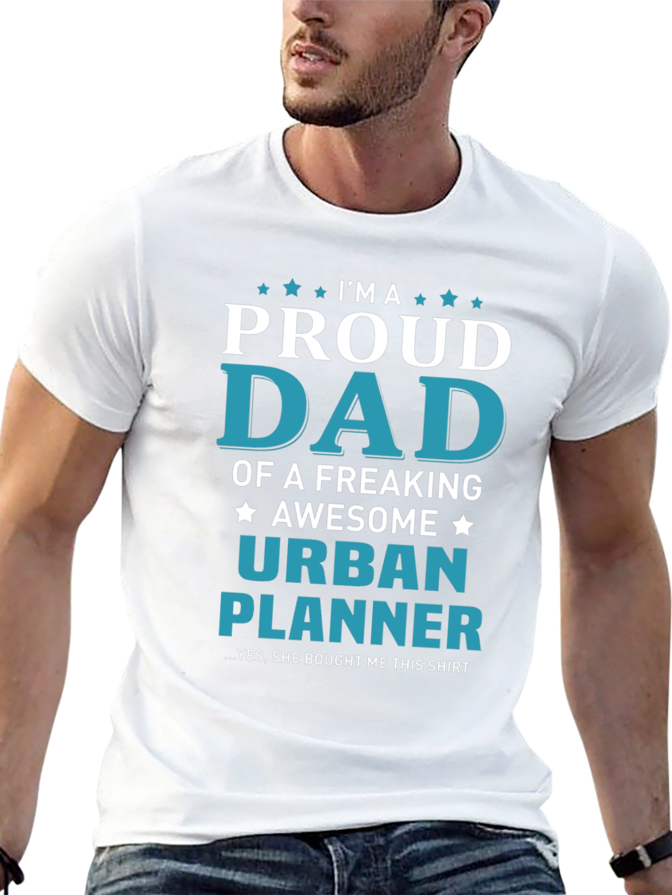 Proud Dad Urban Planner T-Shirt