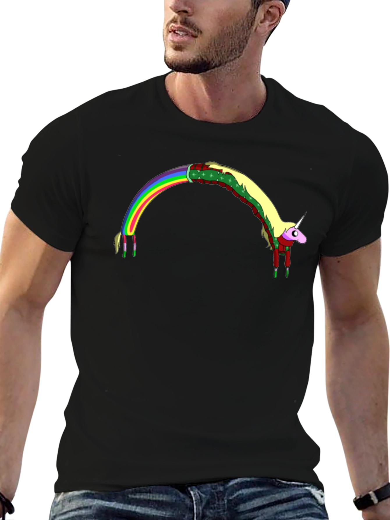Rainbow Unicorn Graphic T-Shirt