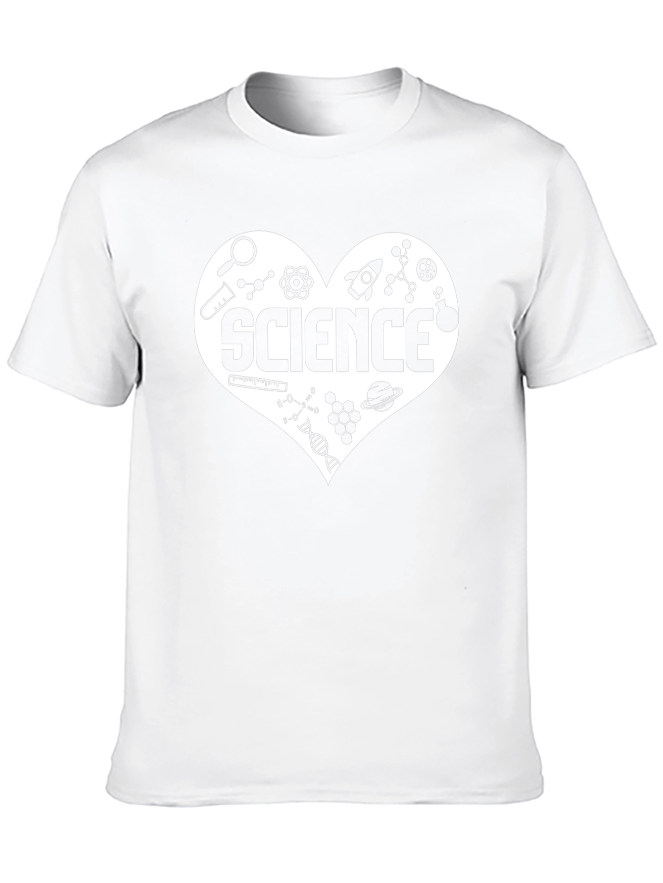 Science Love T-Shirt - Black