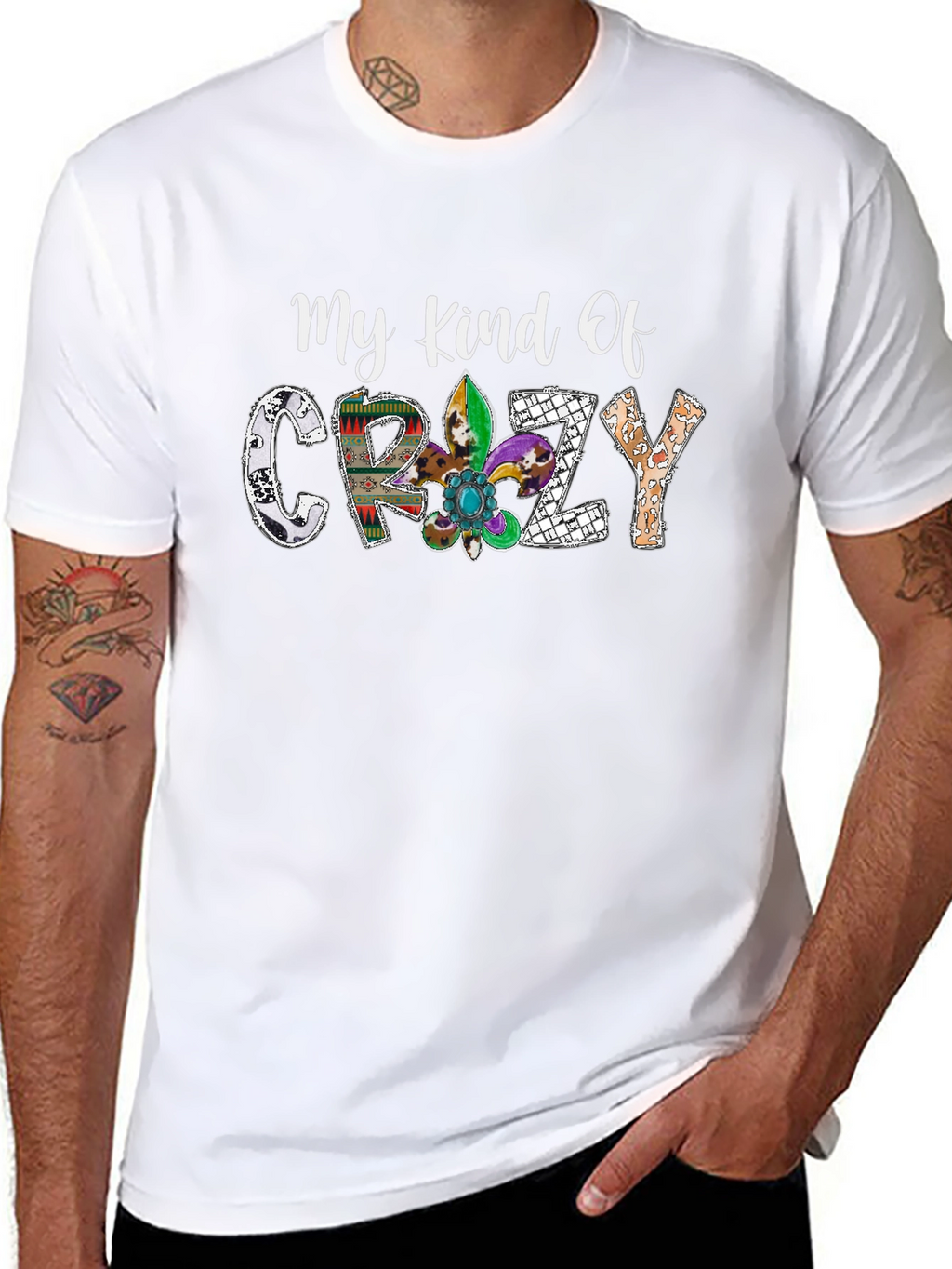 My Kind Of Crazy Black Graphic Tee