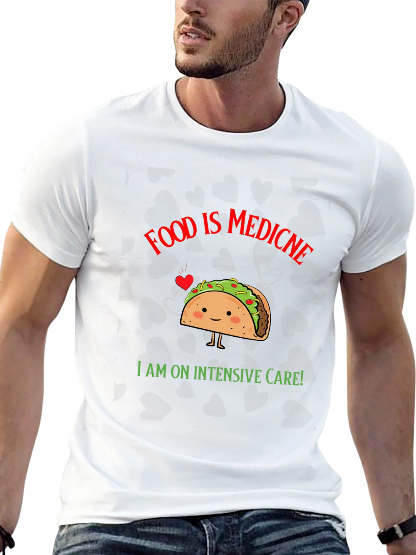 Food is Medicine Taco T-Shirt