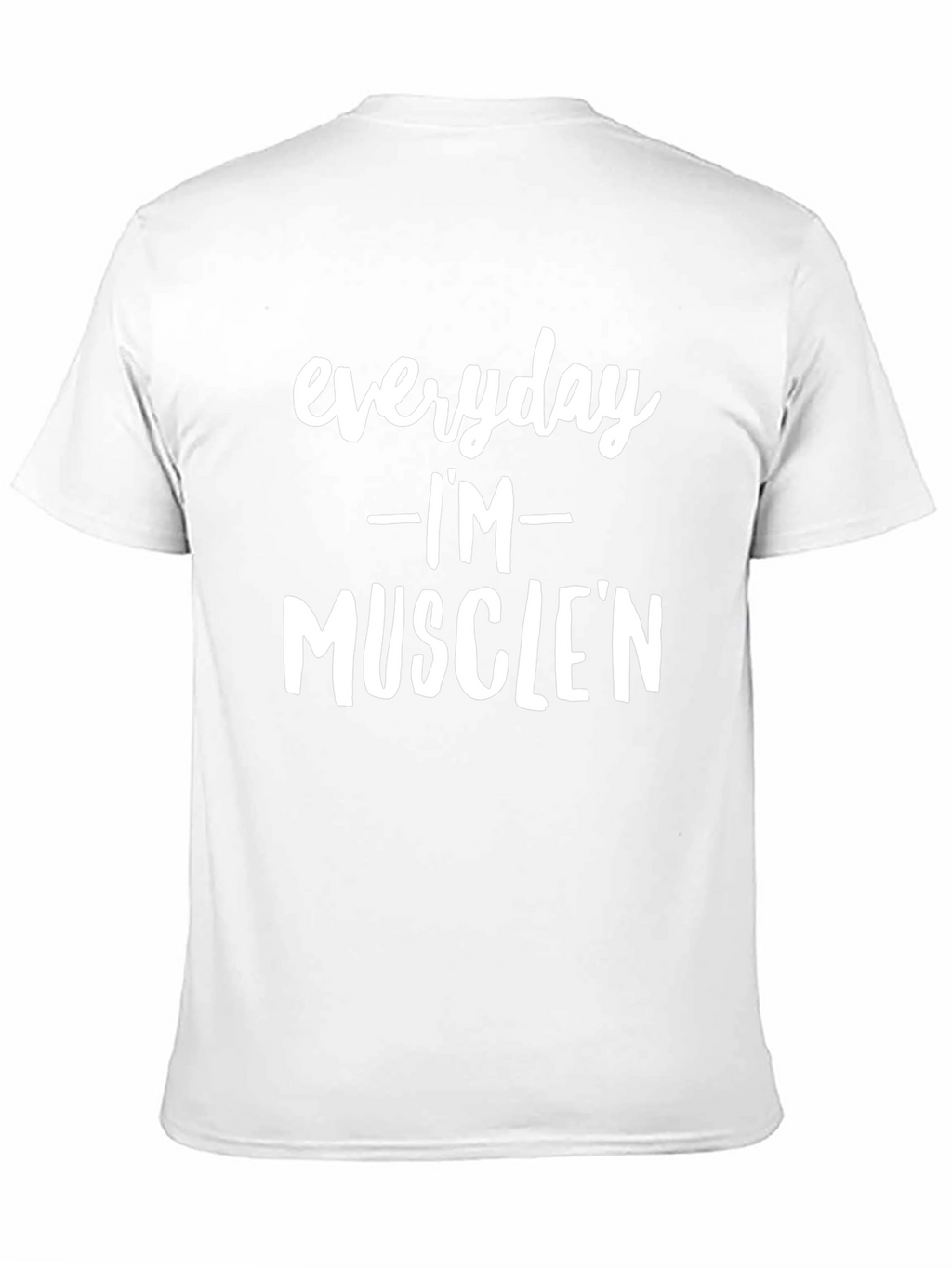 Everyday Im Musclen Black Graphic Tee