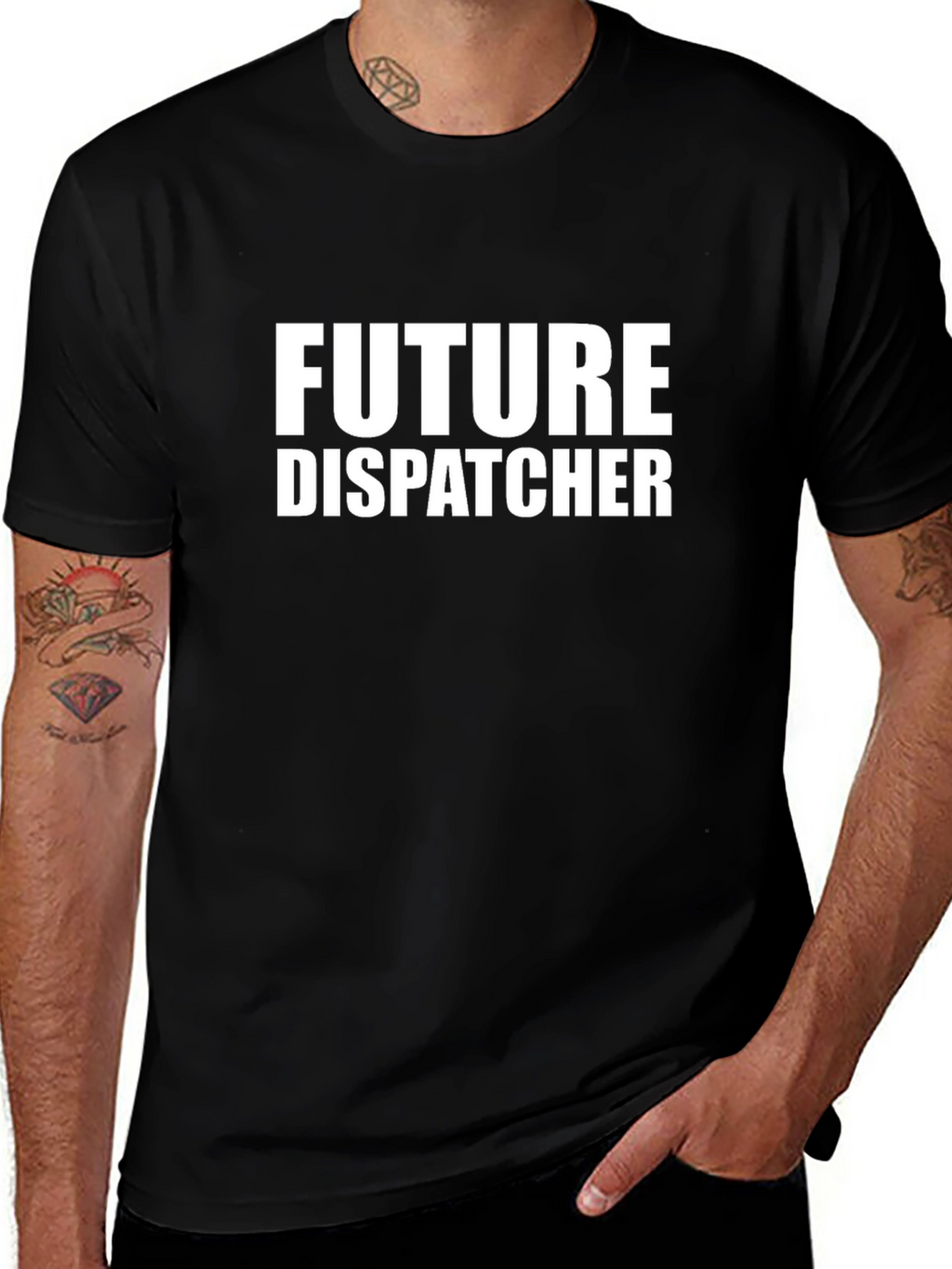 Future Dispatcher Black T-Shirt