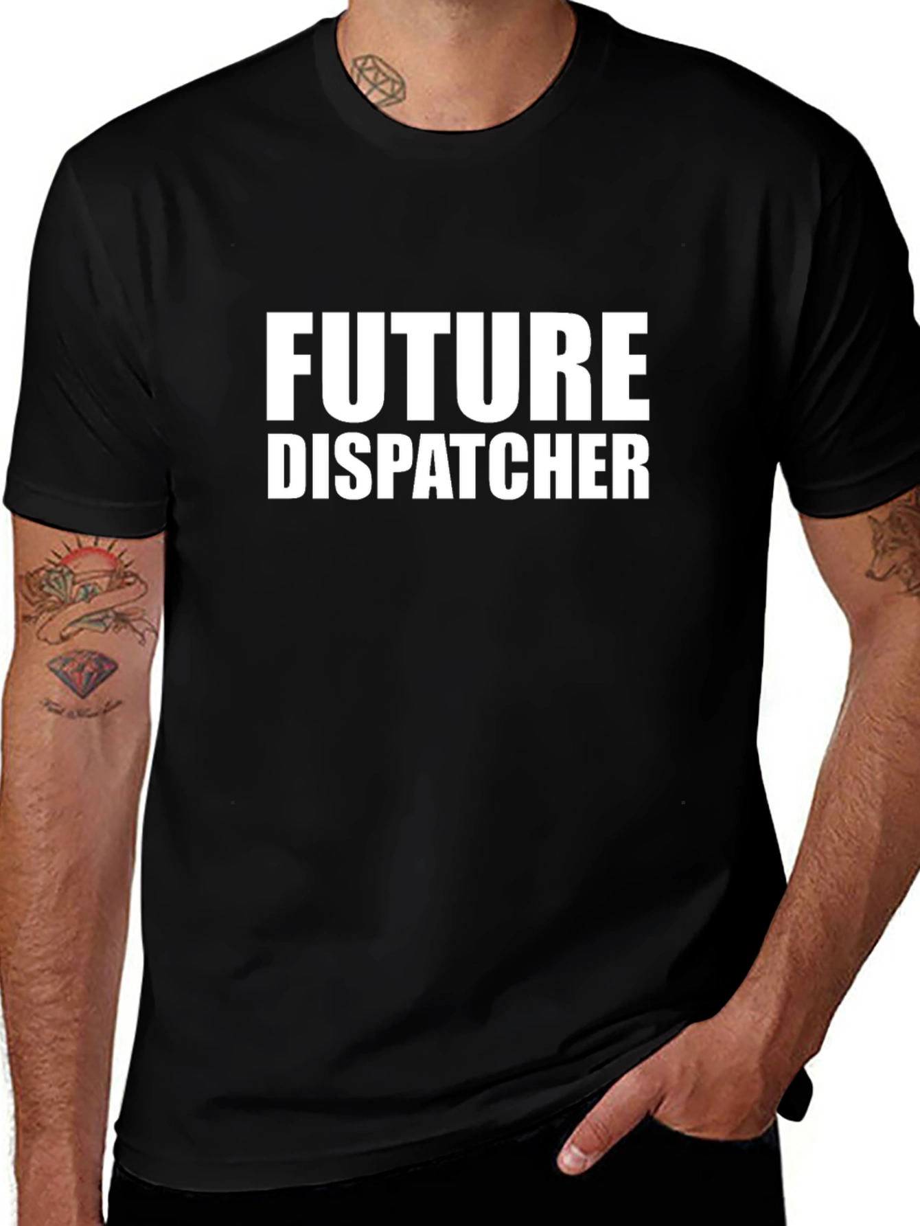 Future Dispatcher Black T-Shirt