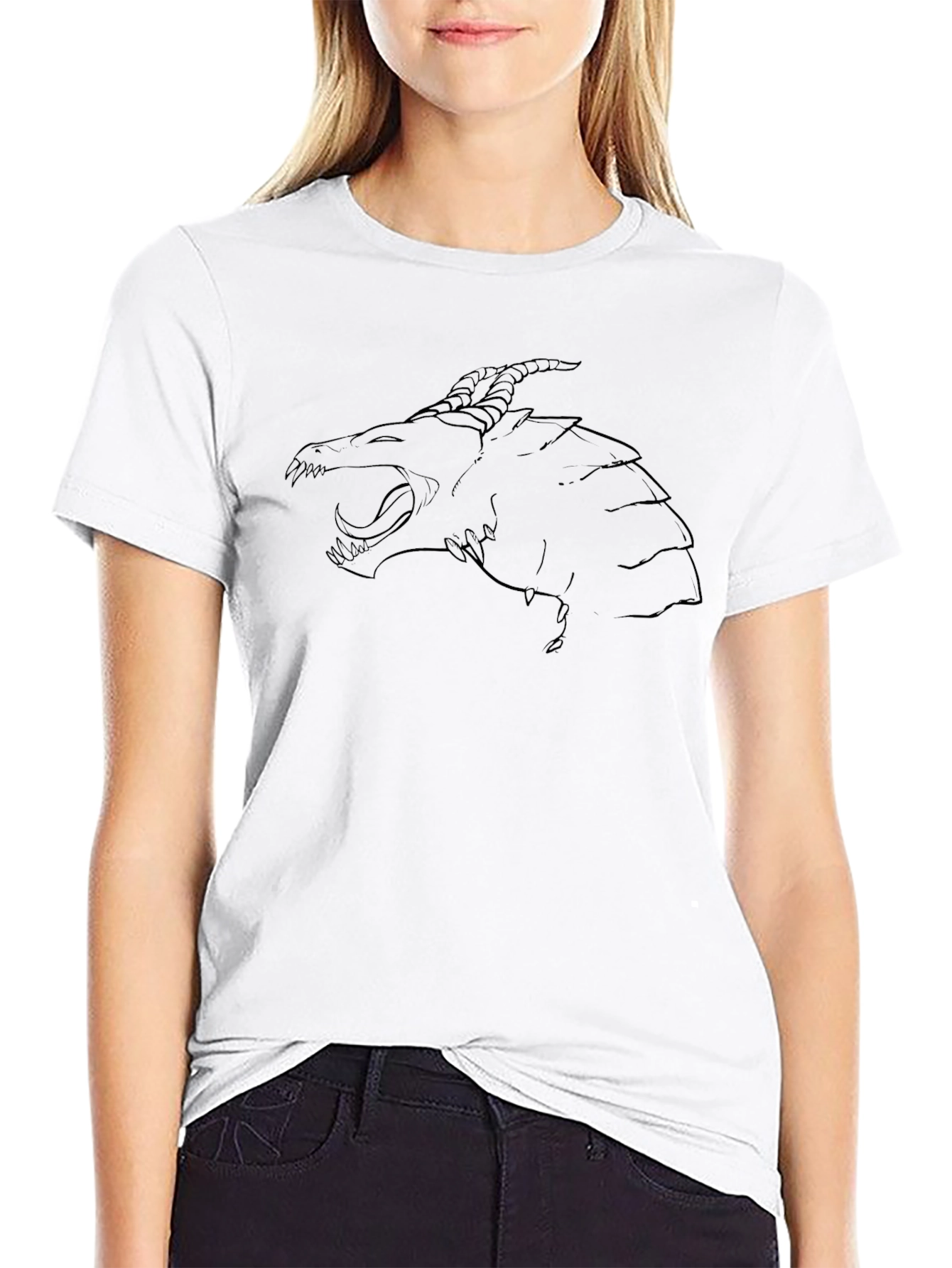 Dragon Graphic Black Tee