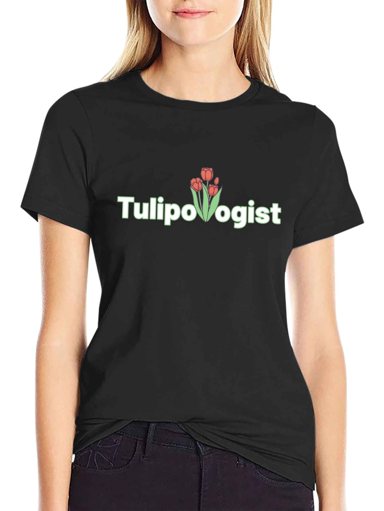 Tulipologist Graphic Tee - Floral Humor