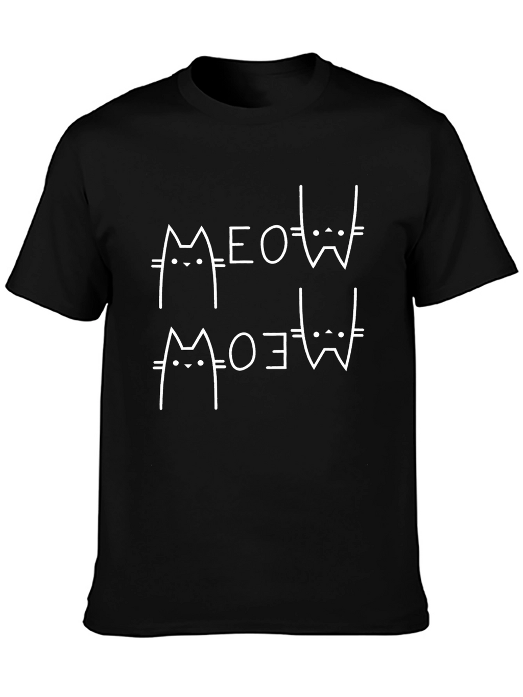 Meow Cat T-Shirt - Funny Cat Lover Tee