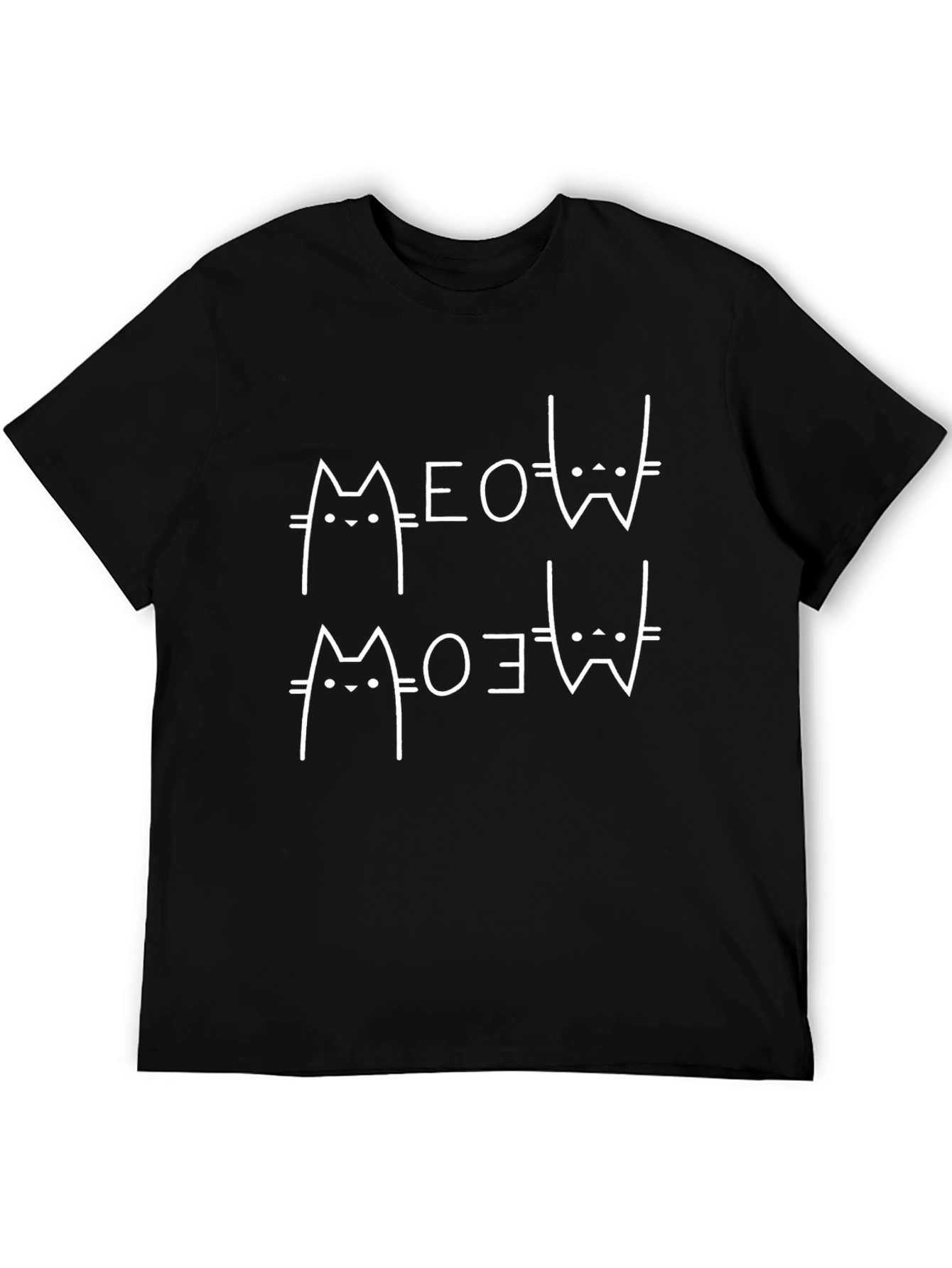Meow Cat T-Shirt - Funny Cat Lover Tee