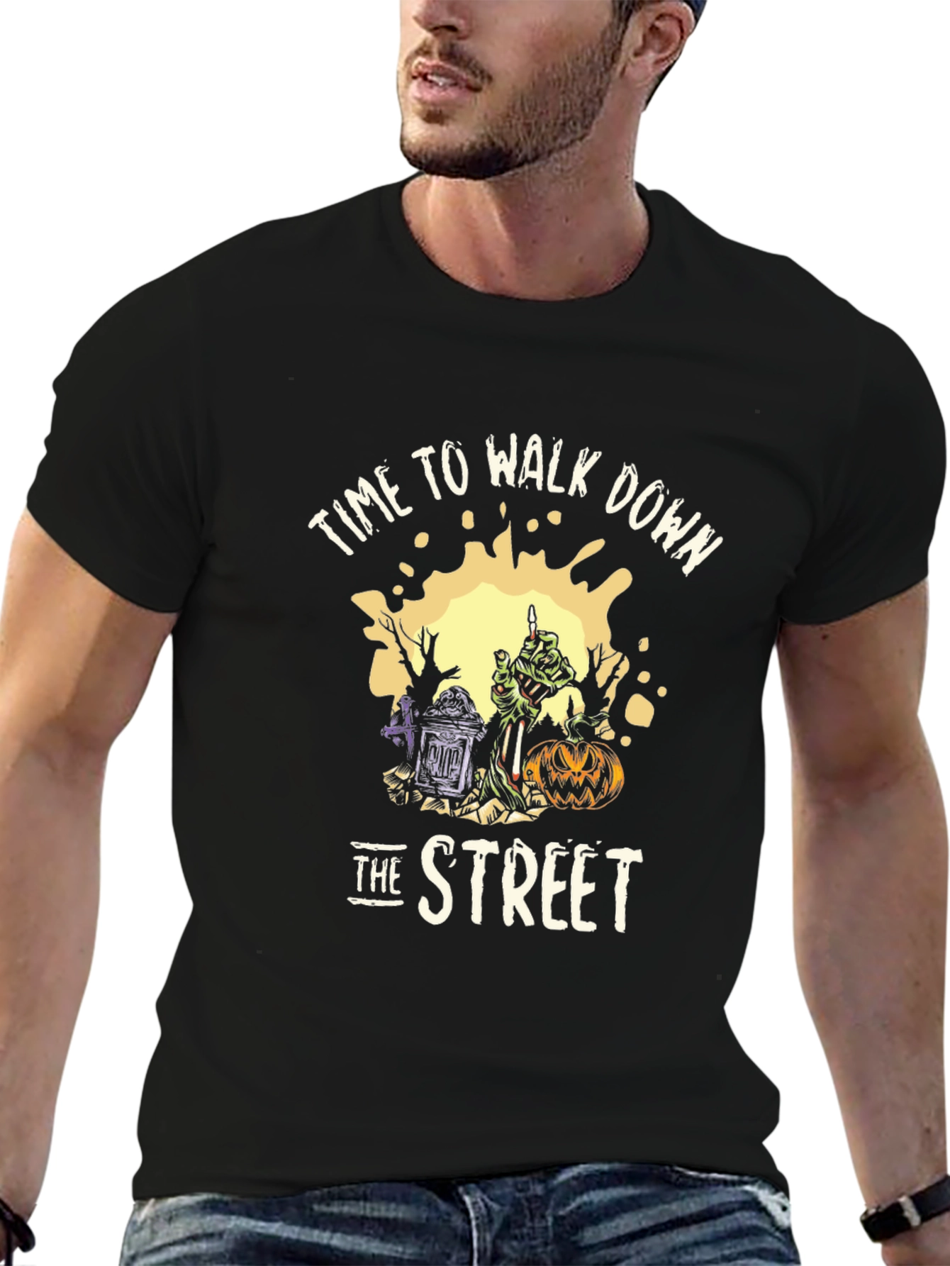 Time to Walk Down the Street Halloween T-Shirt