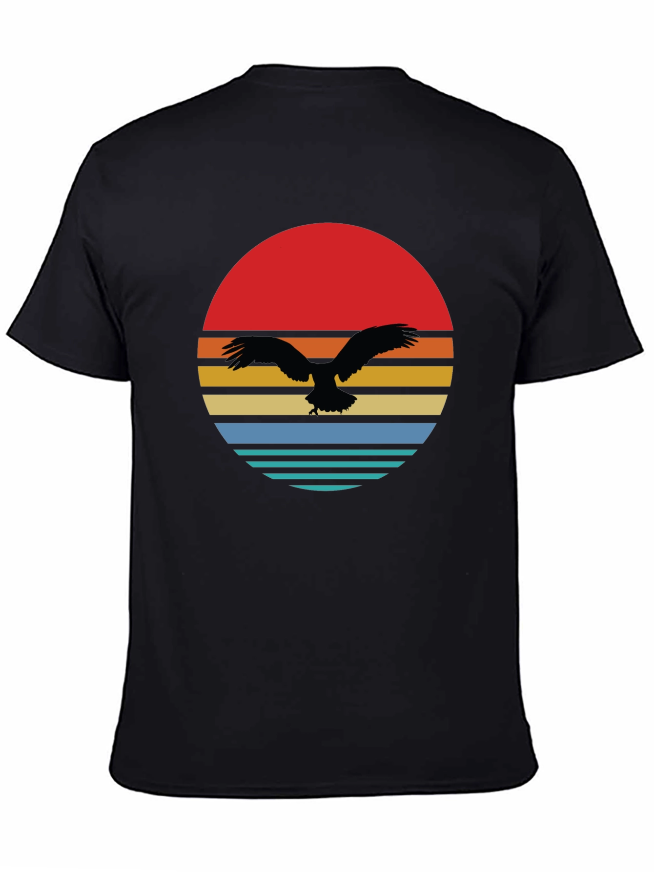 Retro Eagle Sunset Graphic Tee