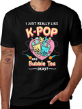 K-Pop & Bubble Tea Graphic Tee