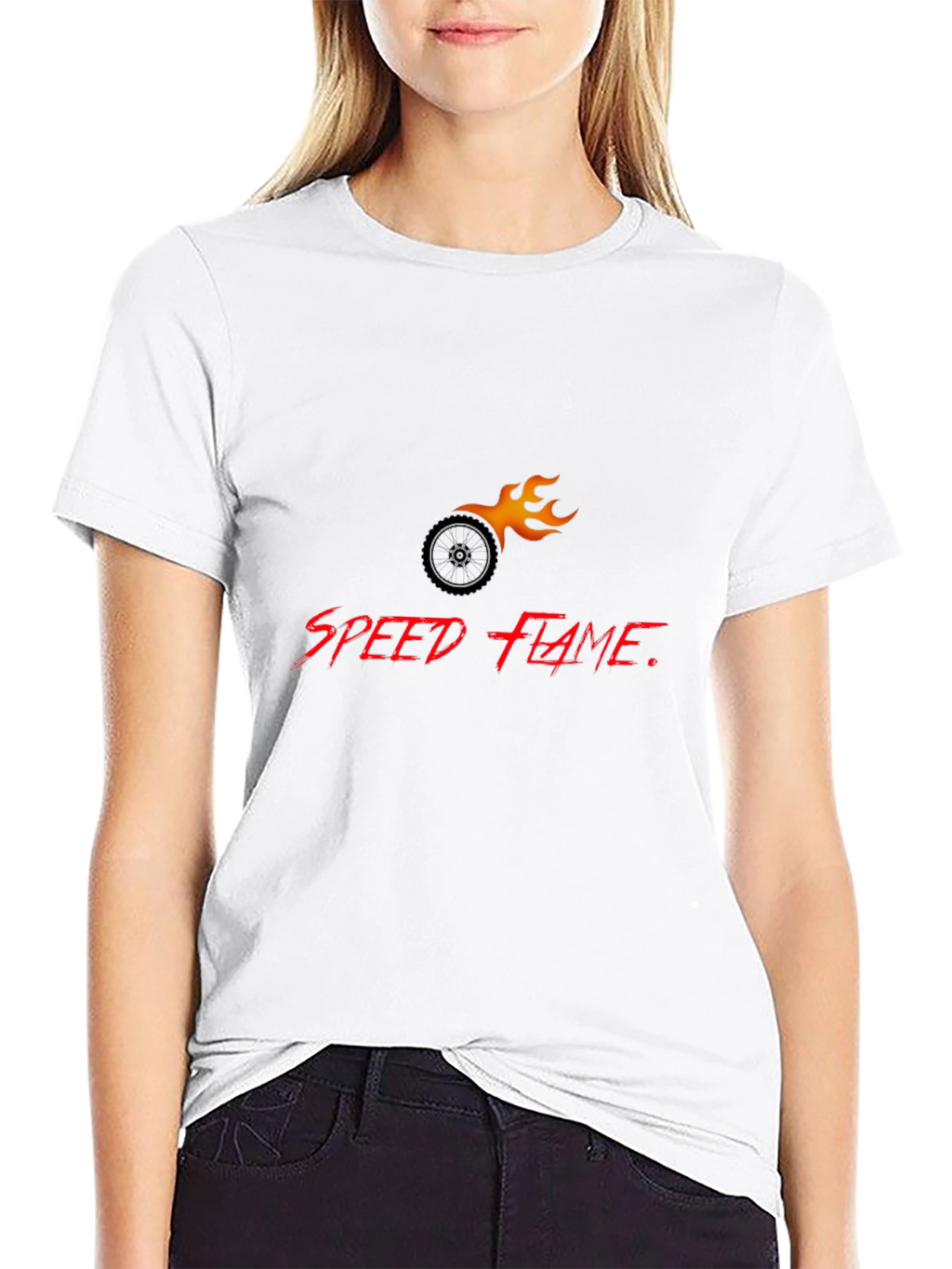 Speed Flame Graphic T-Shirt