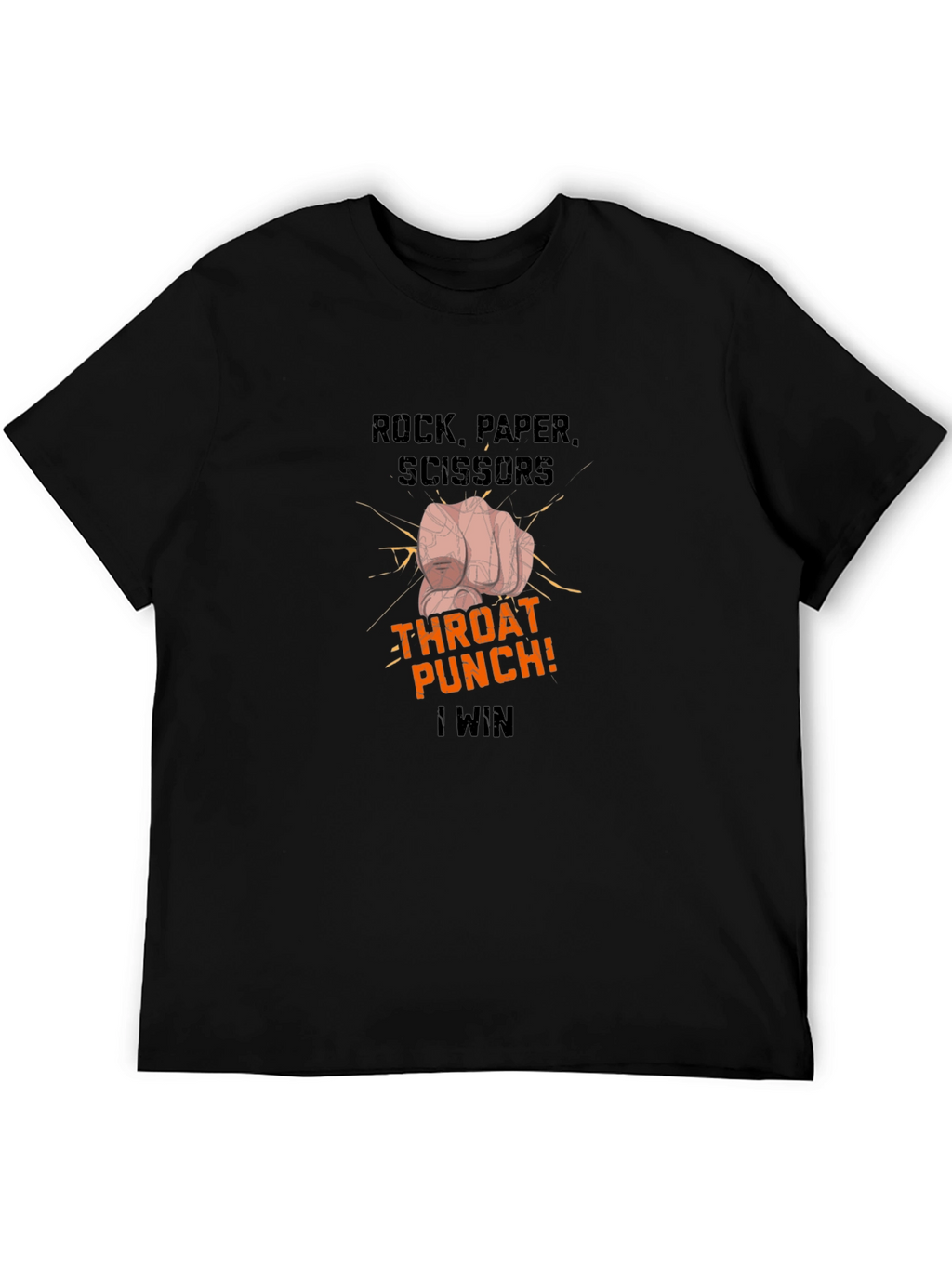 Rock Paper Scissors Throat Punch T-Shirt