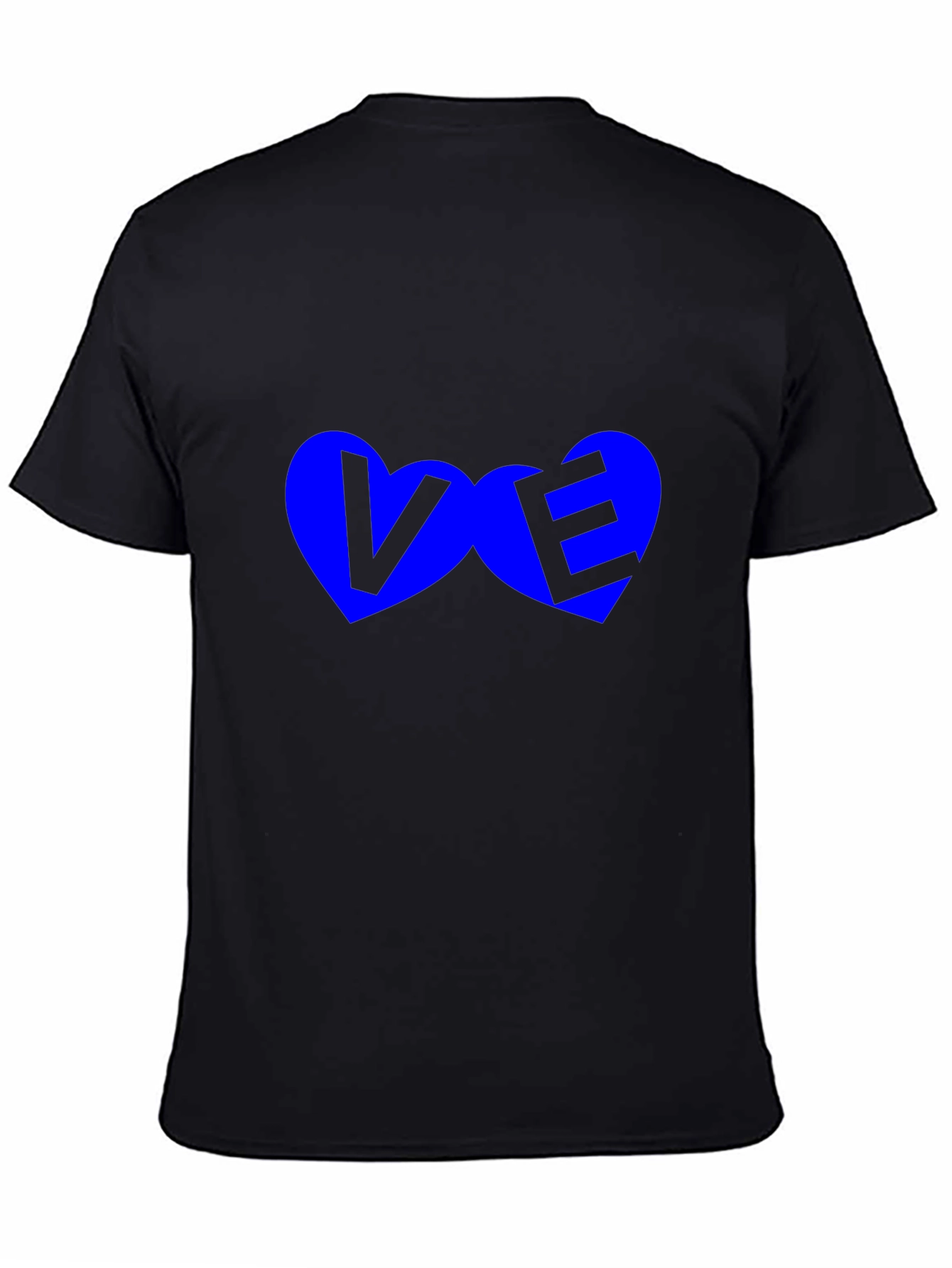 Love Heart VE Black T-Shirt