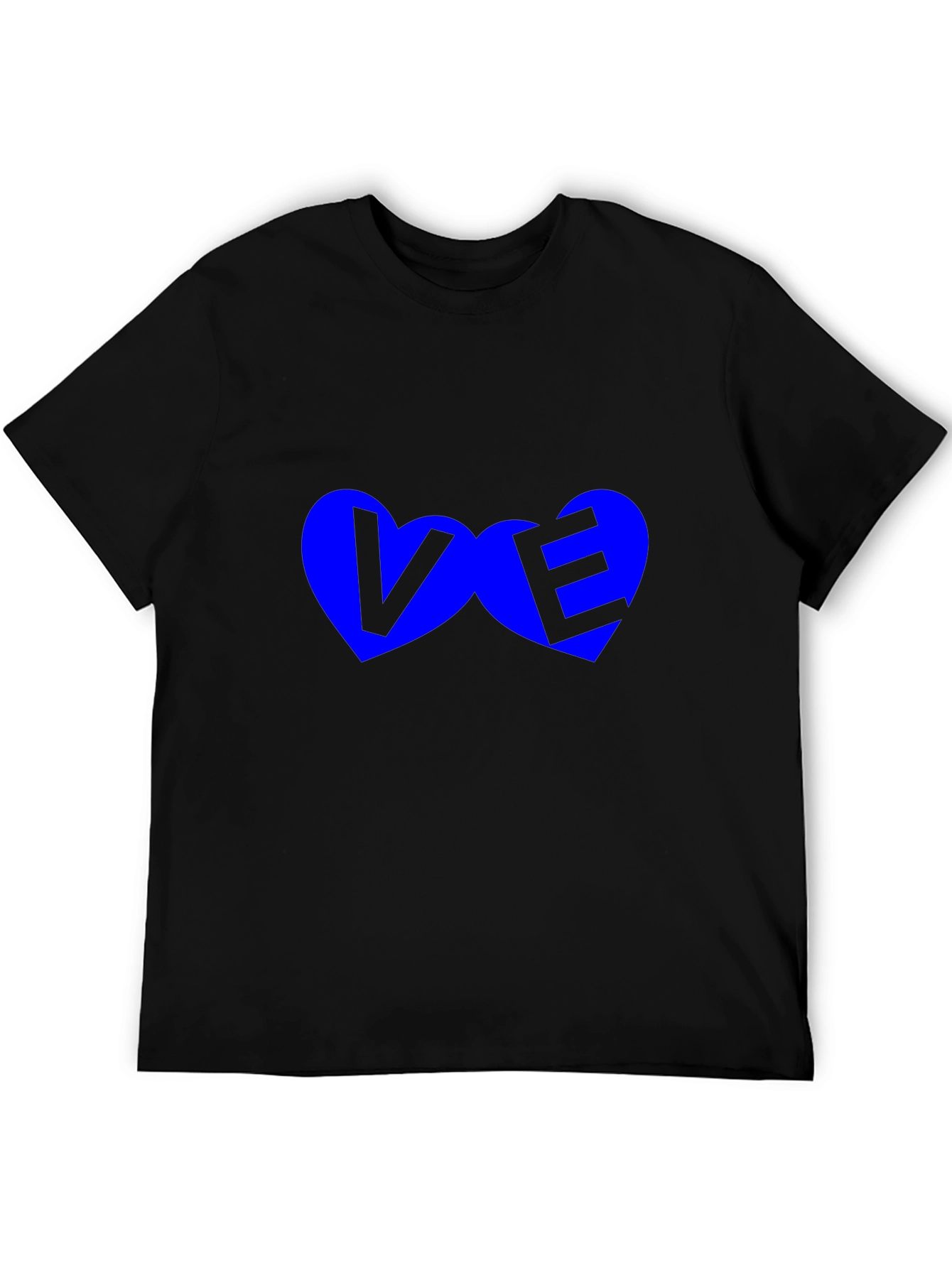 Love Heart VE Black T-Shirt