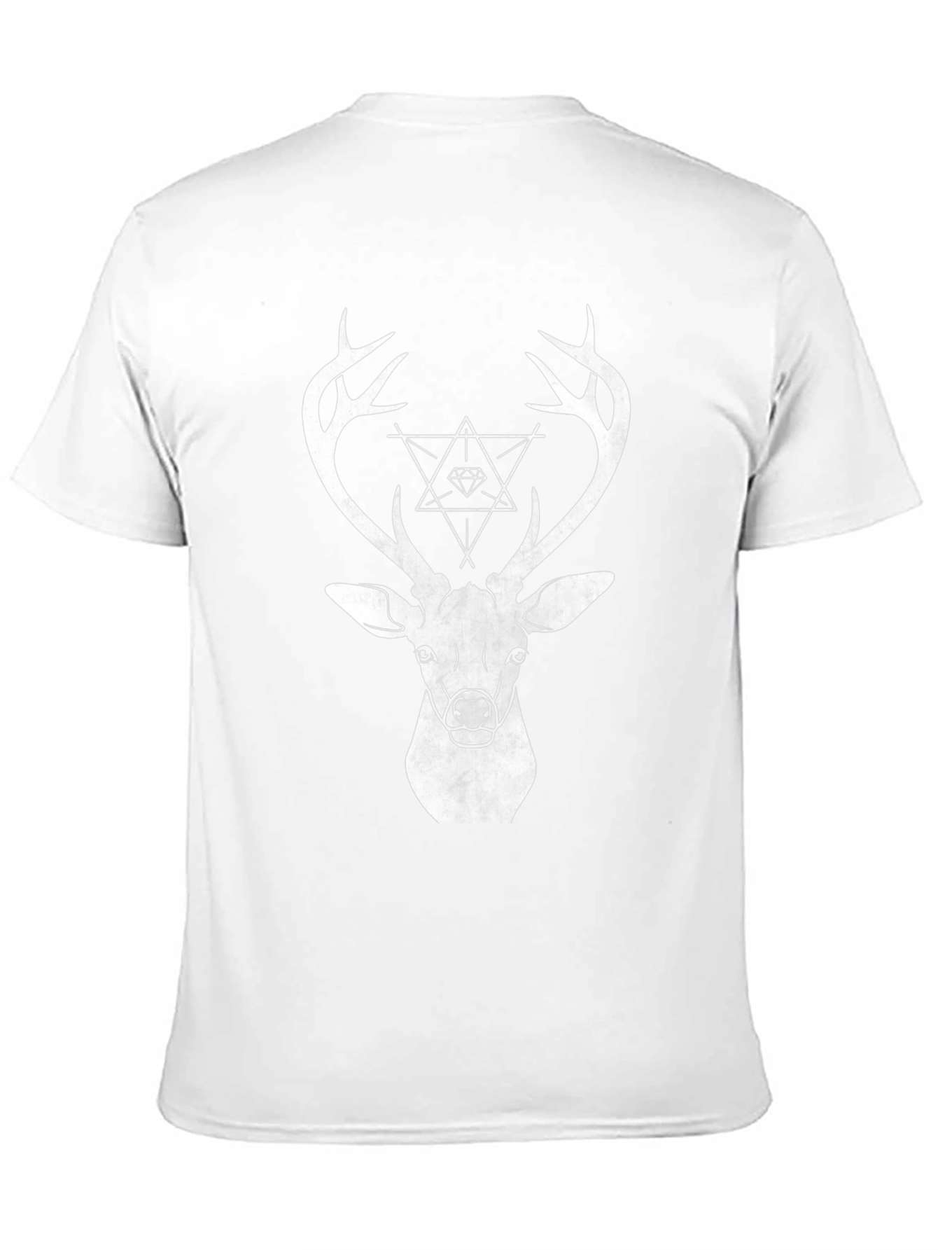 Geometric Deer Graphic T-Shirt