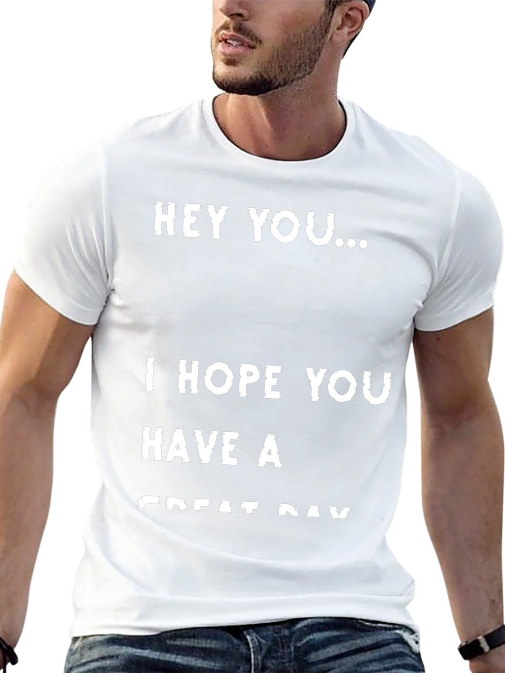 Hey You... Graphic T-Shirt - Black