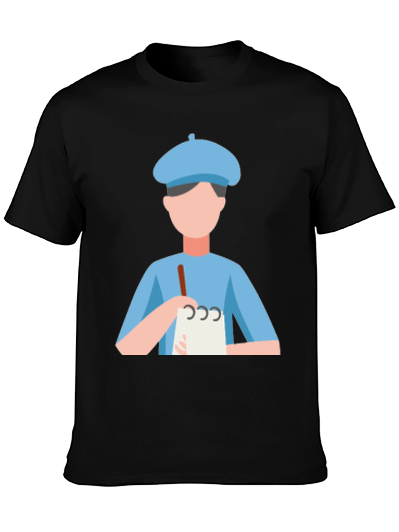 Artist Graphic Tee - Black Cotton T-Shirt