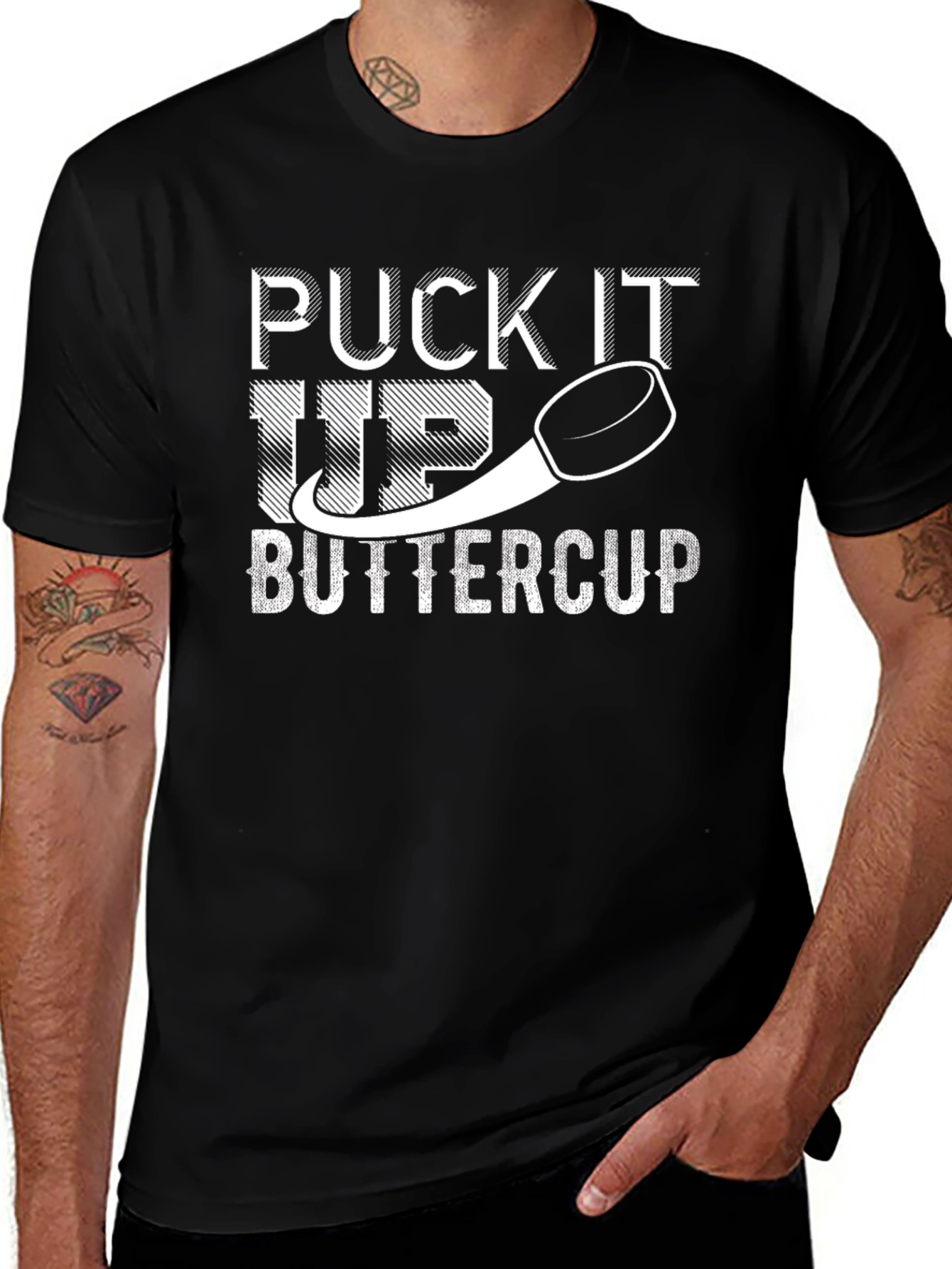 Puck It Up Buttercup Hockey T-Shirt