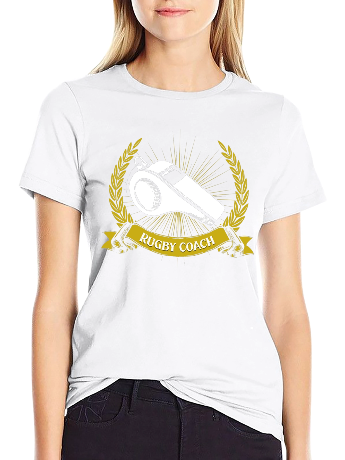 Rugby Coach Whistle Graphic T-Shirt