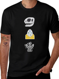 Dino Skull Egg Footprint Graphic Tee