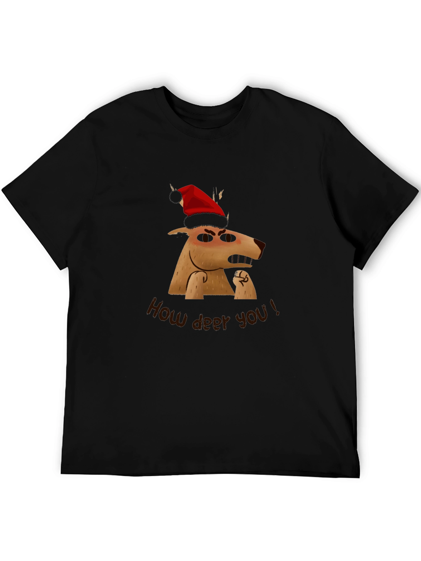 Grumpy Reindeer Christmas T-Shirt