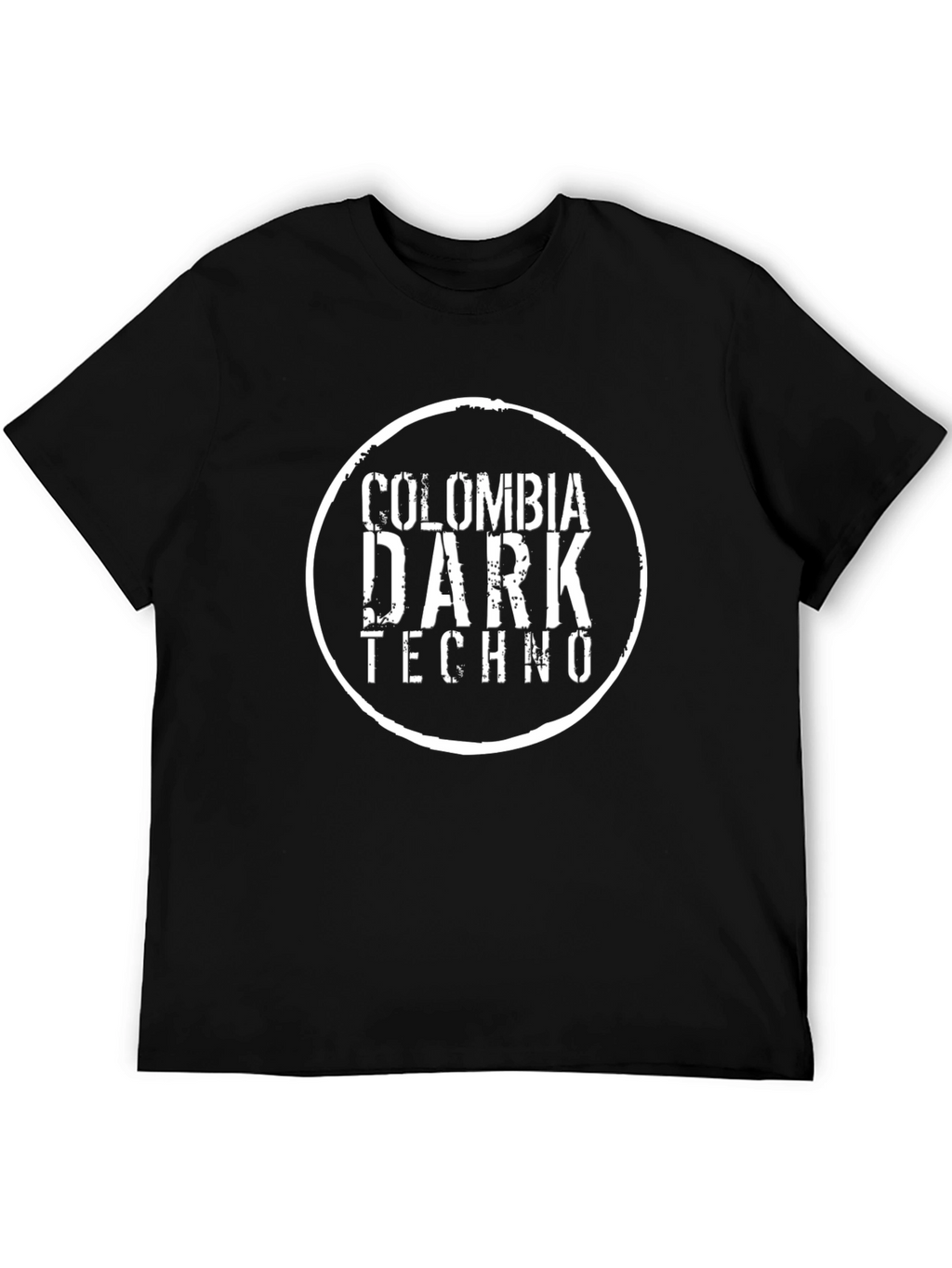 Colombia Dark Techno Graphic T-Shirt