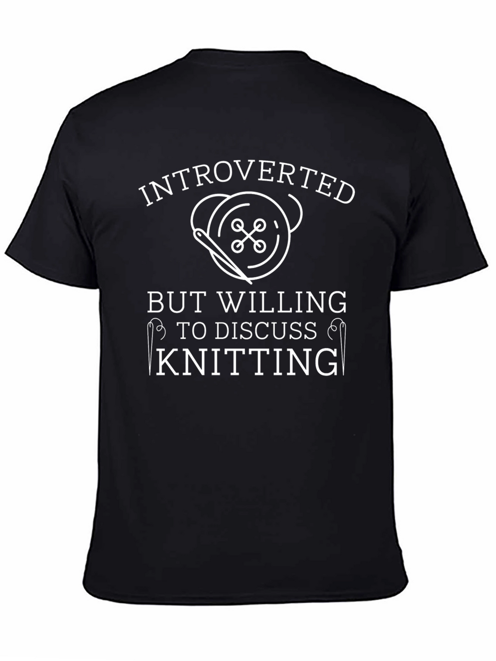Introverted Knitting T-Shirt - Soft Cotton Tee