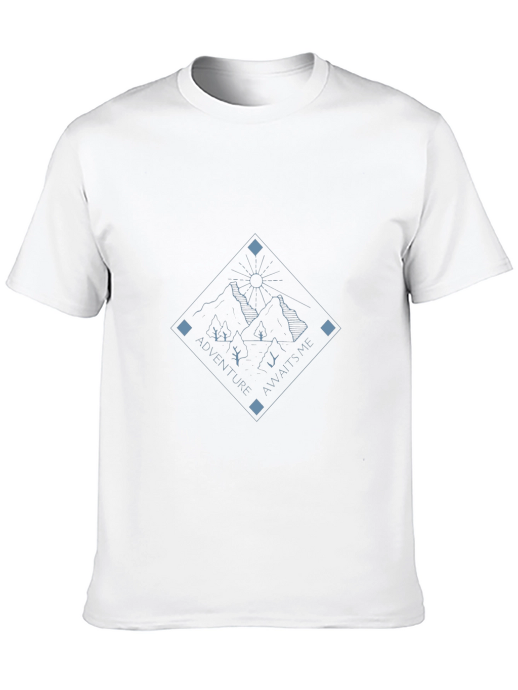 Adventure Awaits Graphic Tee - Mountain Design