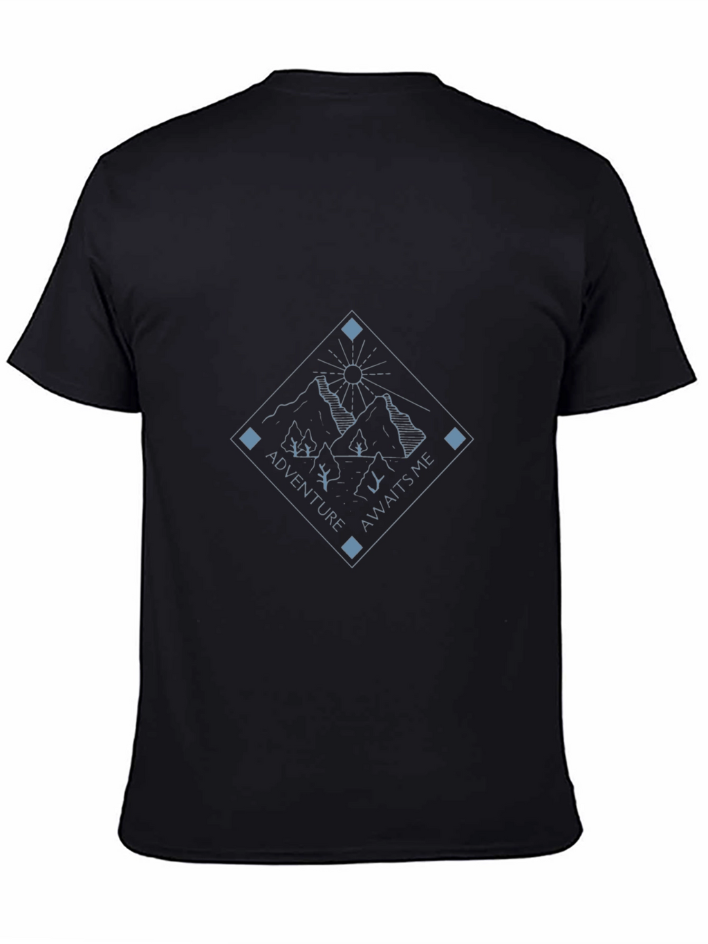 Adventure Awaits Graphic Tee - Mountain Design