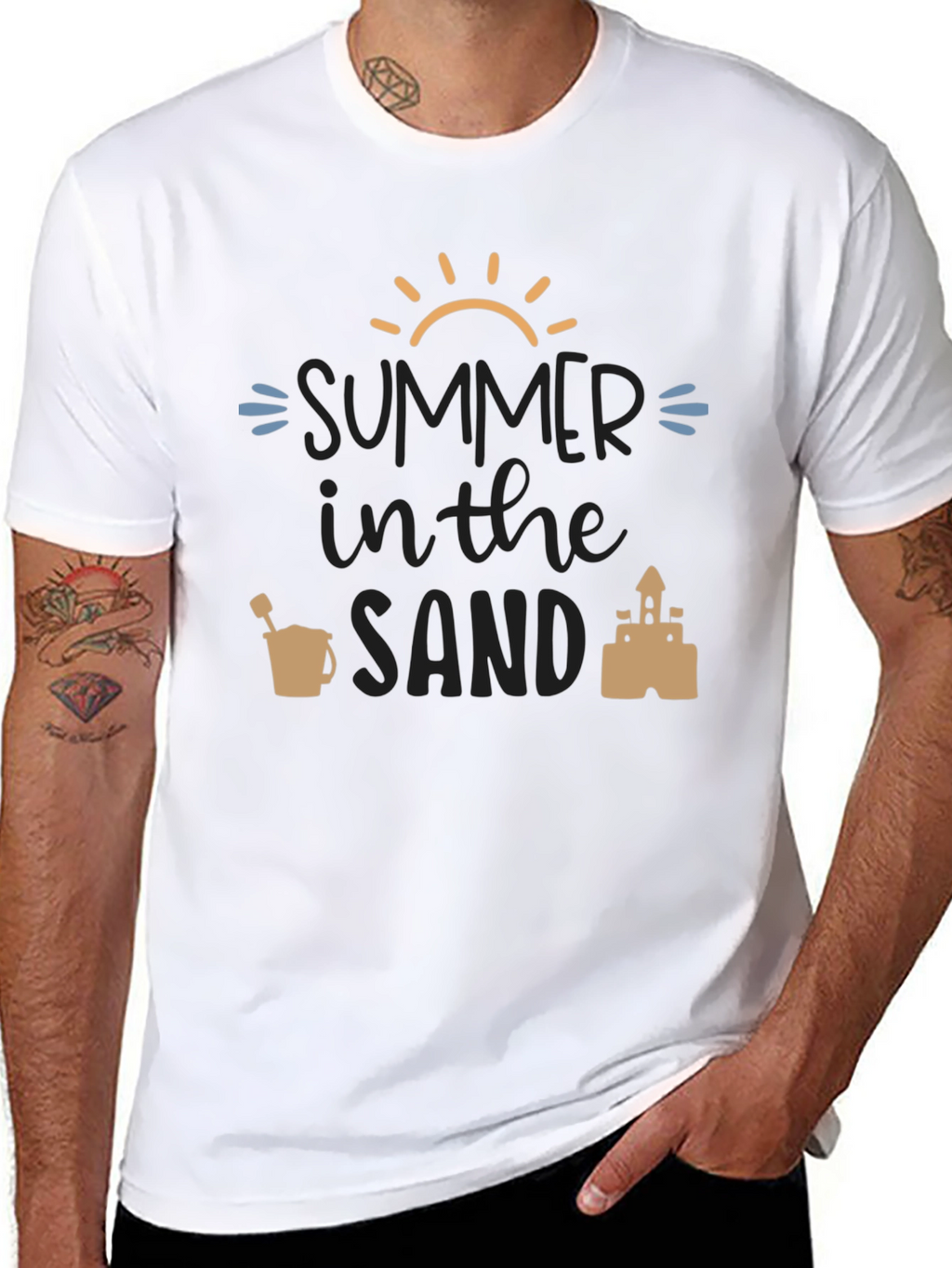 Summer in the Sand Graphic T-Shirt