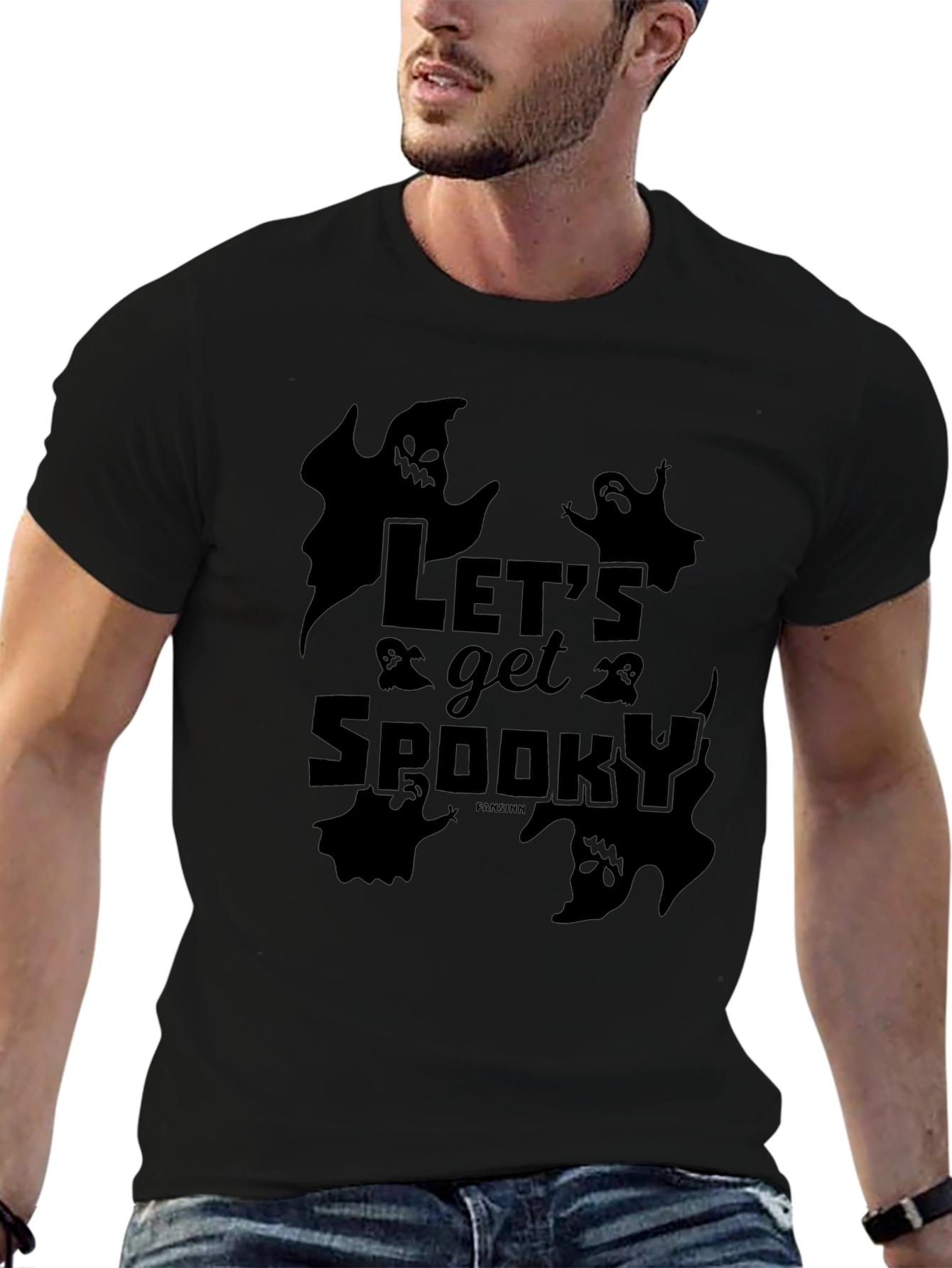 Spooky Season Black Graphic Tee