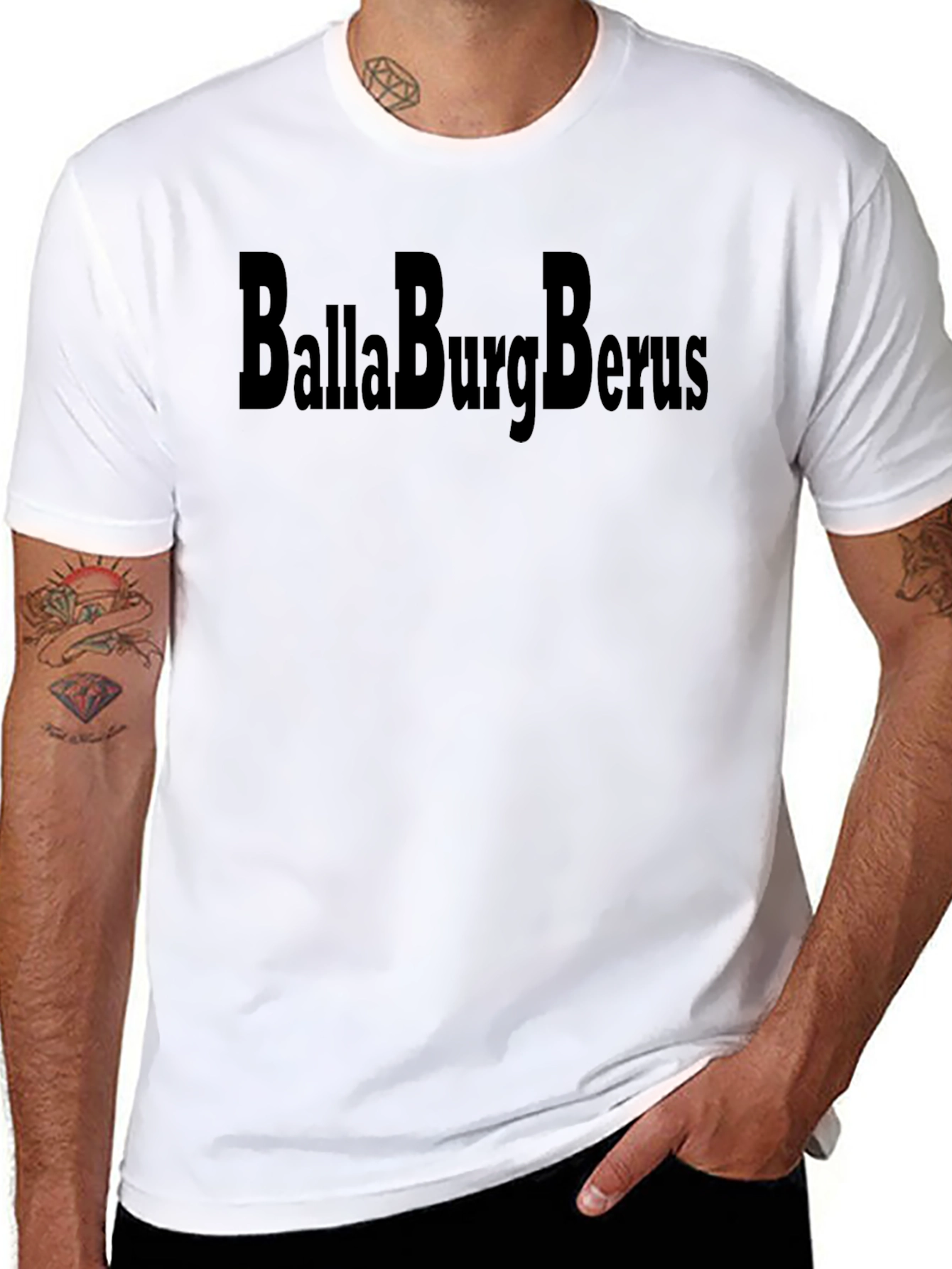 BallaBurgBerus Black Graphic Tee