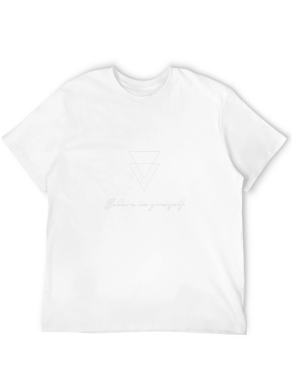 Believe in Yourself Black Graphic Tee