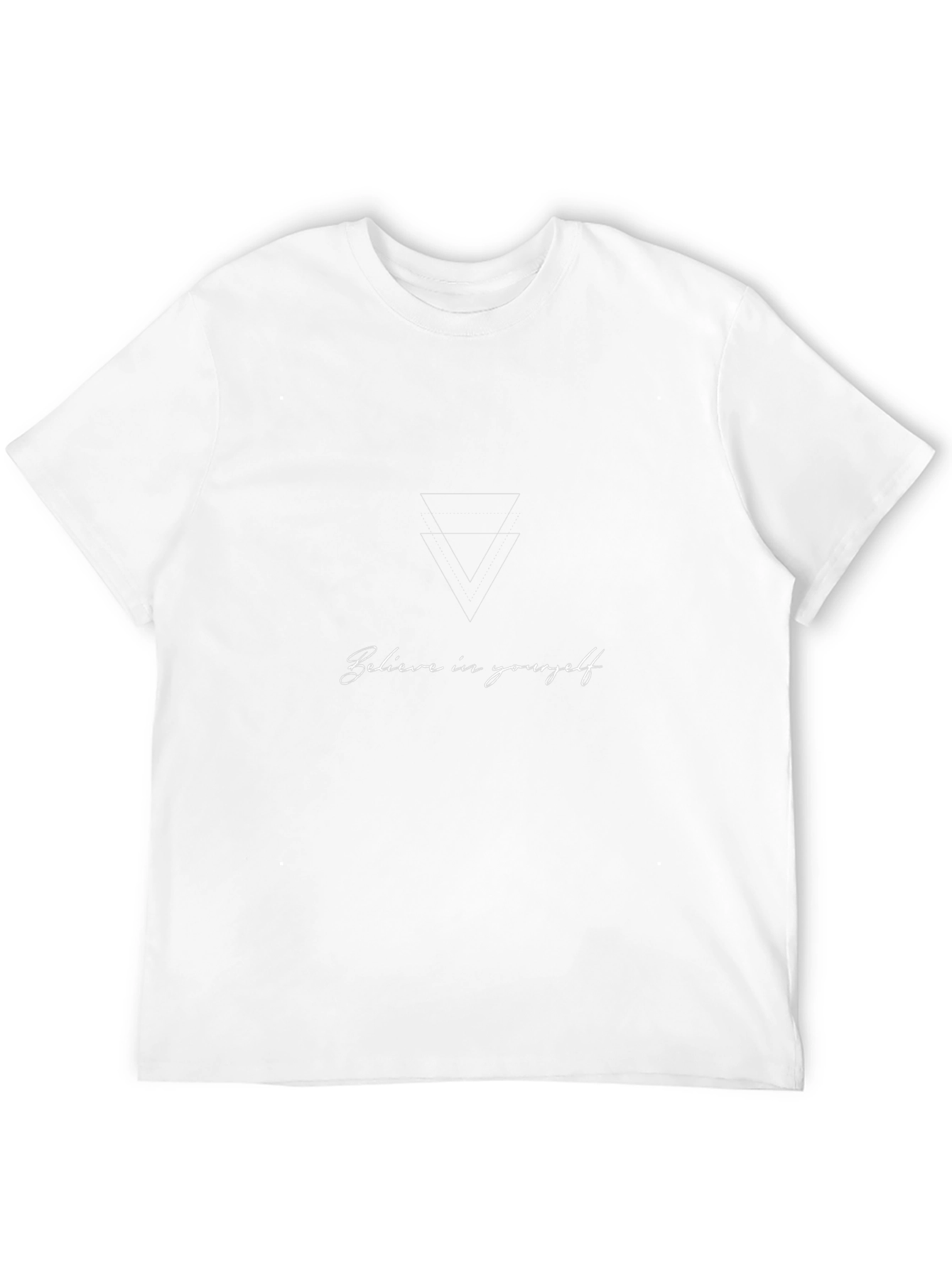 Believe in Yourself Black Graphic Tee