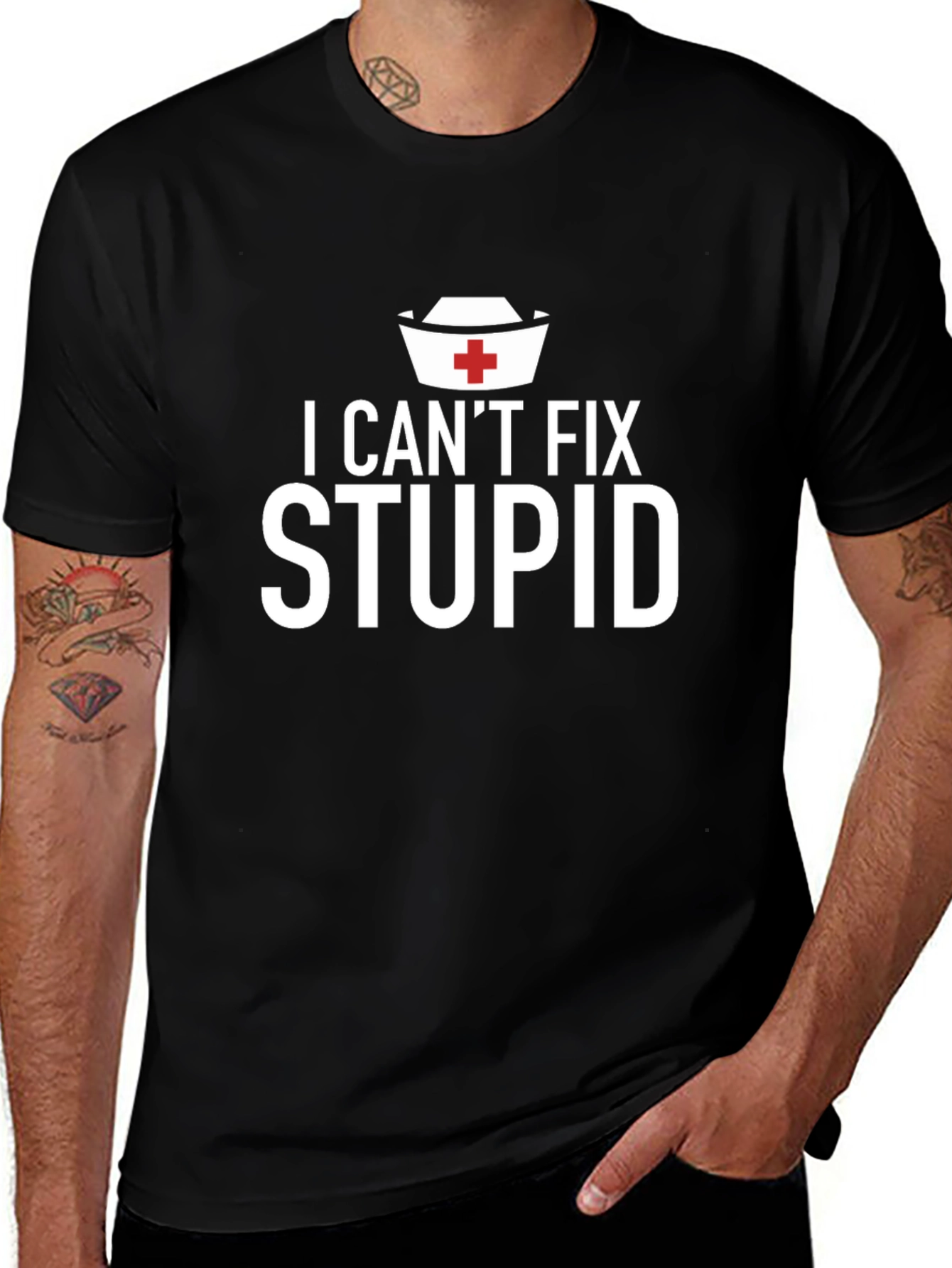 I Cant Fix Stupid Graphic T-Shirt