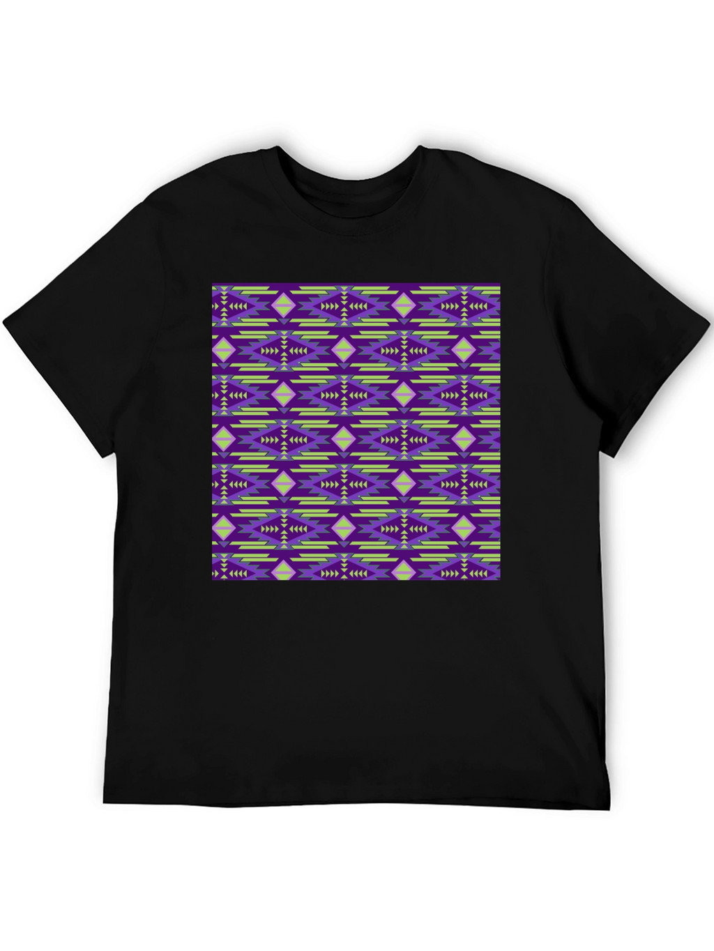 Patterned Graphic Print Tee
