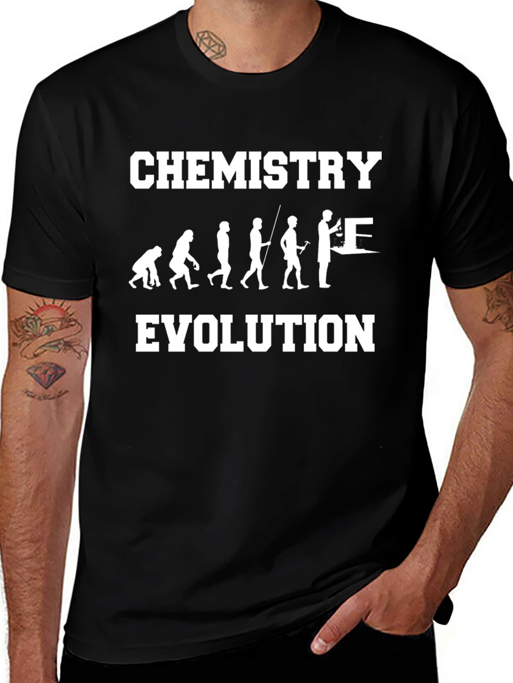 Chemistry Evolution T-Shirt - Science Humor Tee