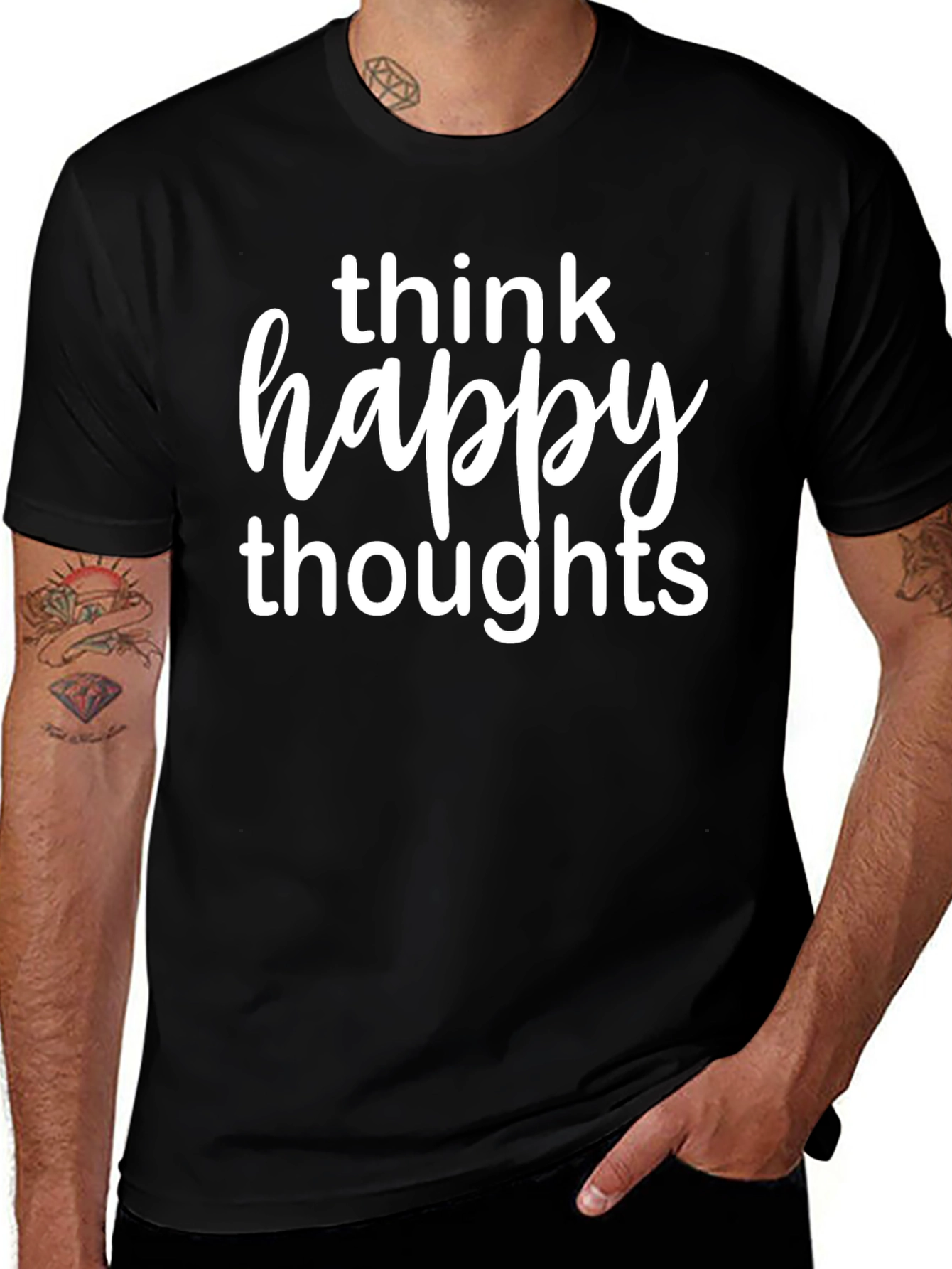 Think Happy Thoughts Graphic Tee